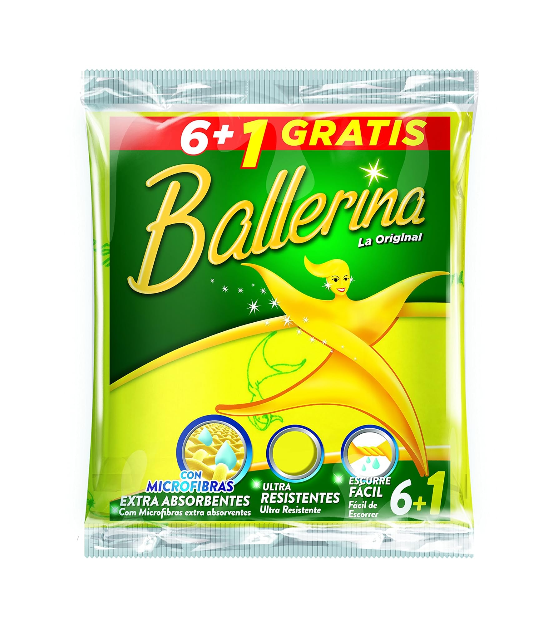 Ballerina - Panno Giallo 6+1 Unità - L'Originale