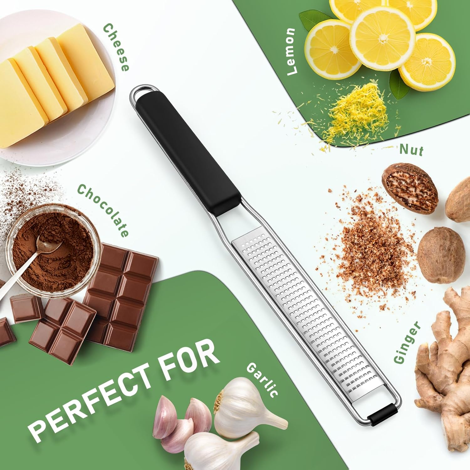 Diboniur Grattugia Limone Scorza Manuale Acciaio Inossidabile - immagine 2