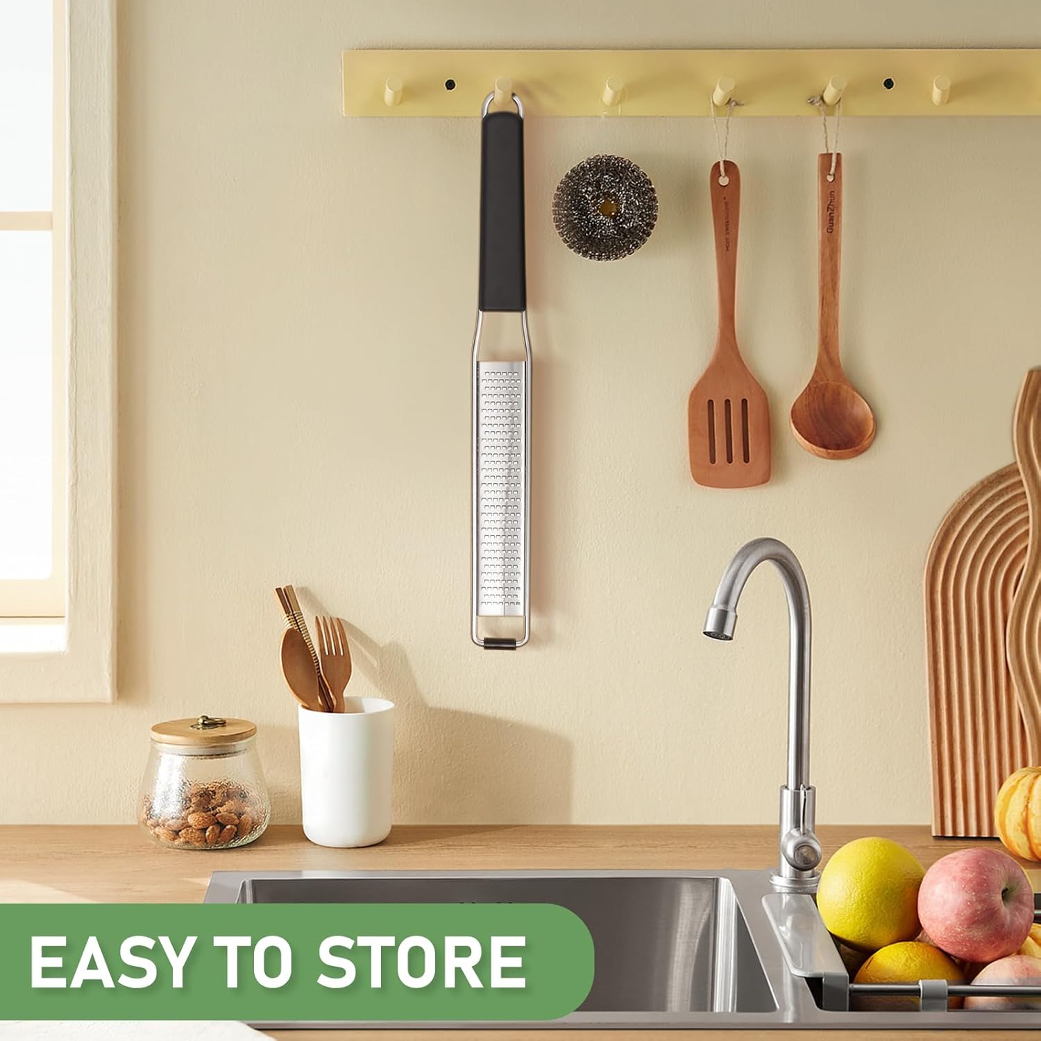 Diboniur Grattugia Limone Scorza Manuale Acciaio Inossidabile - immagine 5