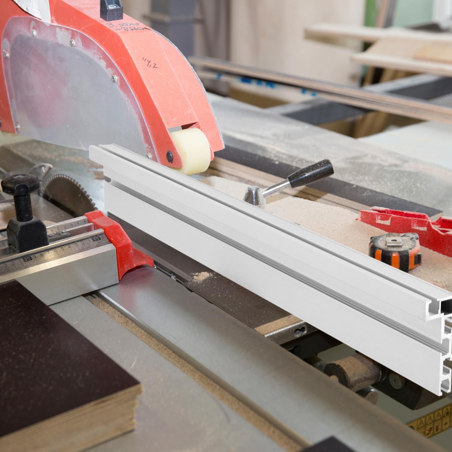 QWORK® Binari di Guida T-Tipo 800mm in Lega Alluminio - immagine 5