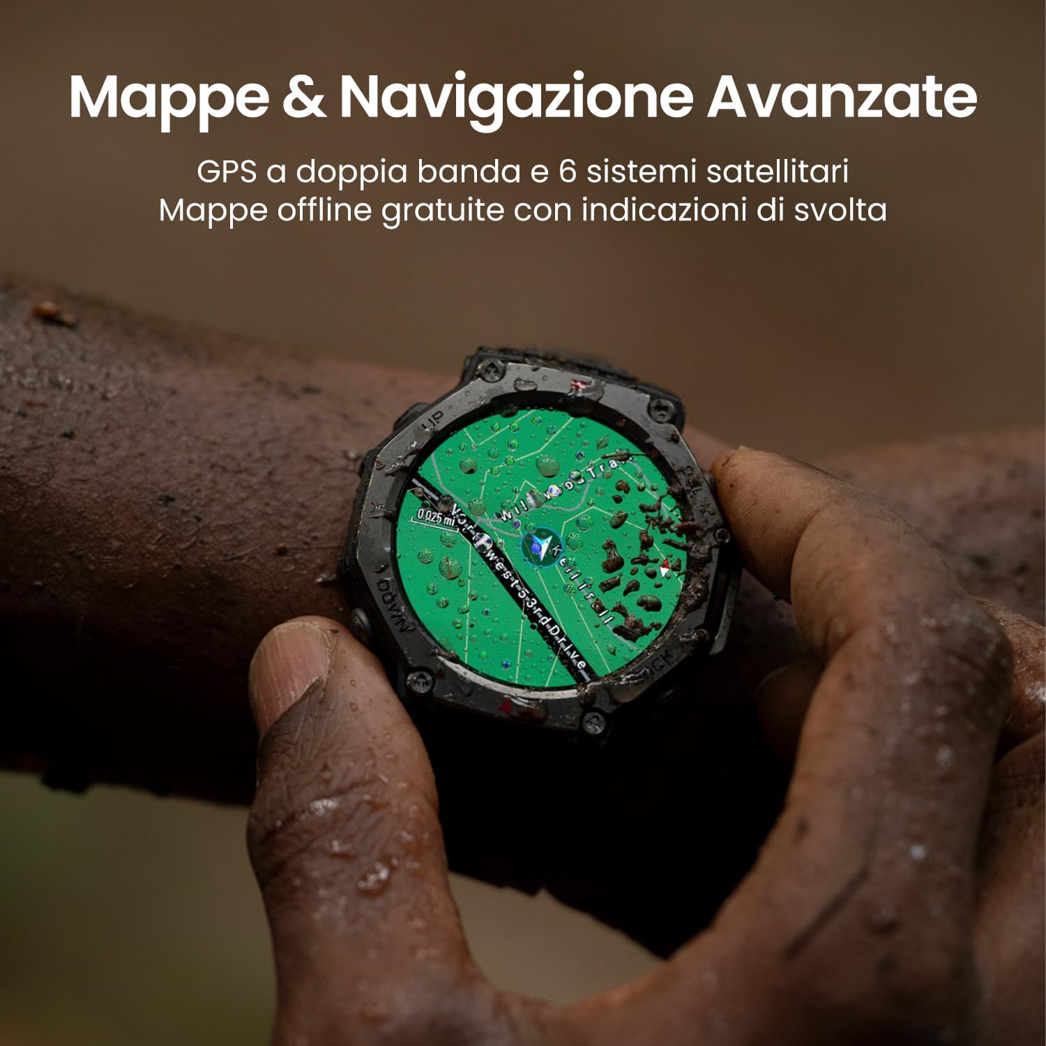 Amazfit T-Rex 3 Outdoor Smartwatch 48mm Display AMOLED - immagine 3