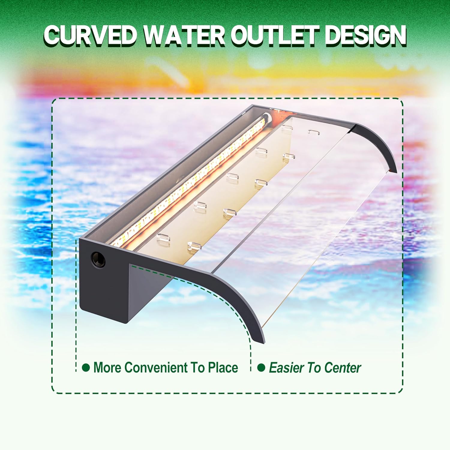 Longrun 60 cm acrilico curvo - immagine 6