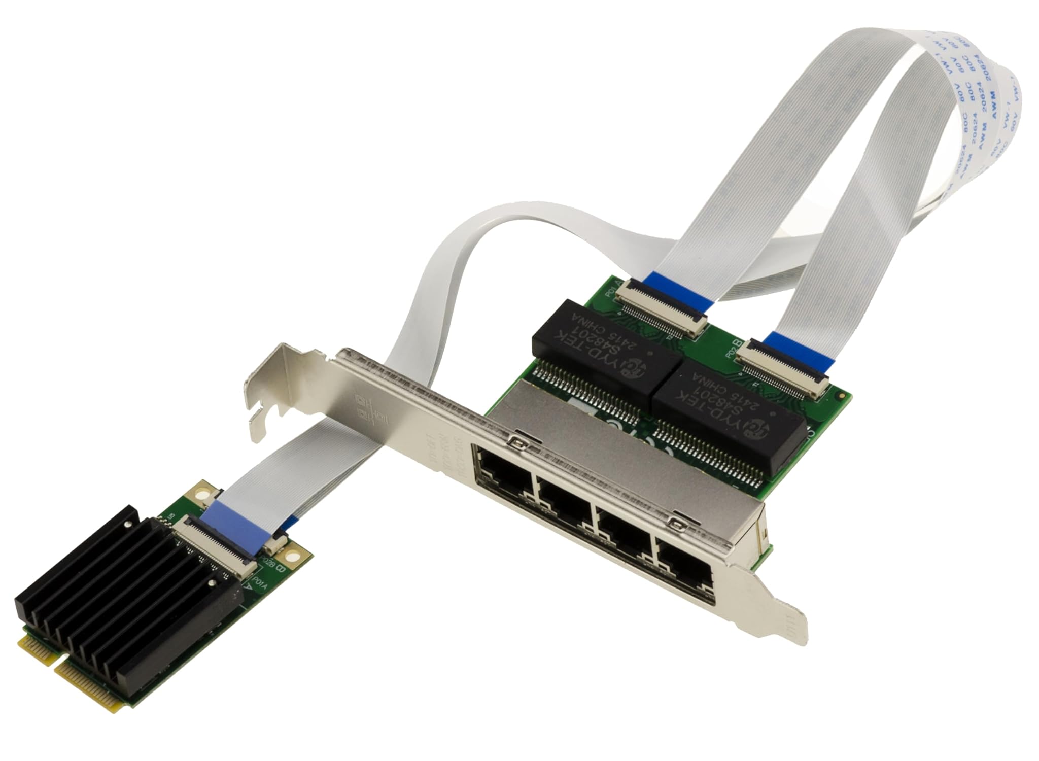 Kalea-informatique Scheda Controller Rete Mini PCIe Quad Gigabit