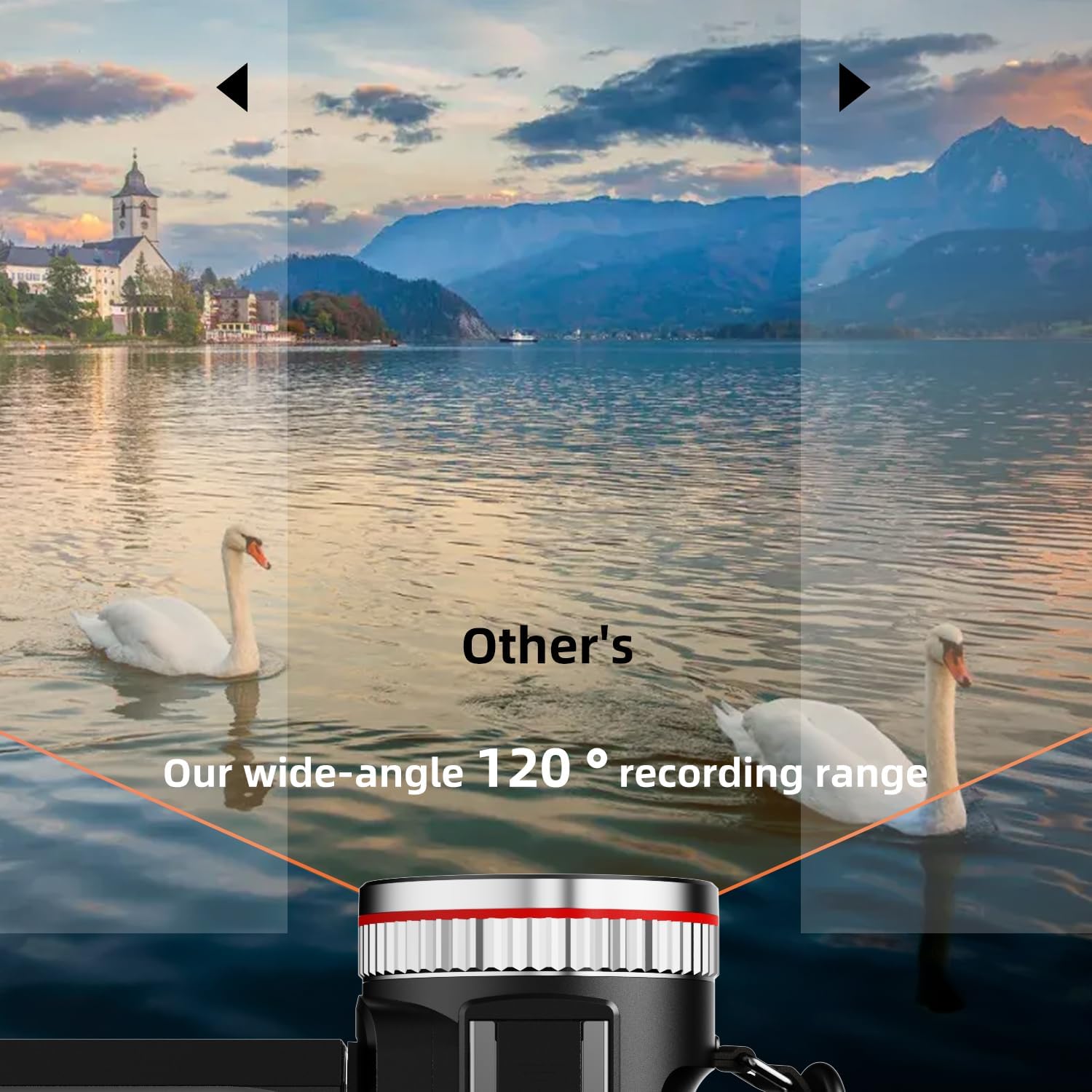 Videocamera 4K 64MP 30FPS con Microfono Wireless - immagine 4