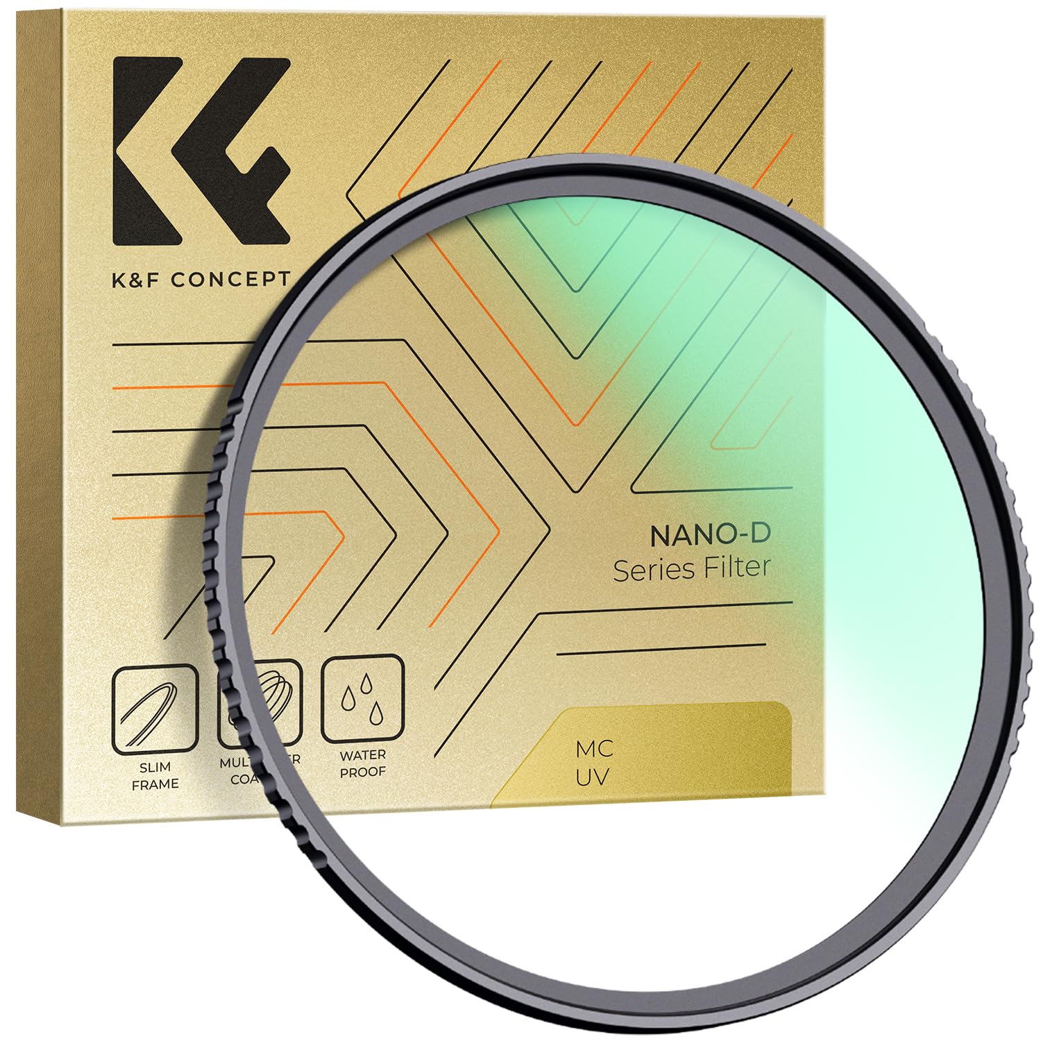 K&f Concept Nano-Dazzle 95MM Filtro UV