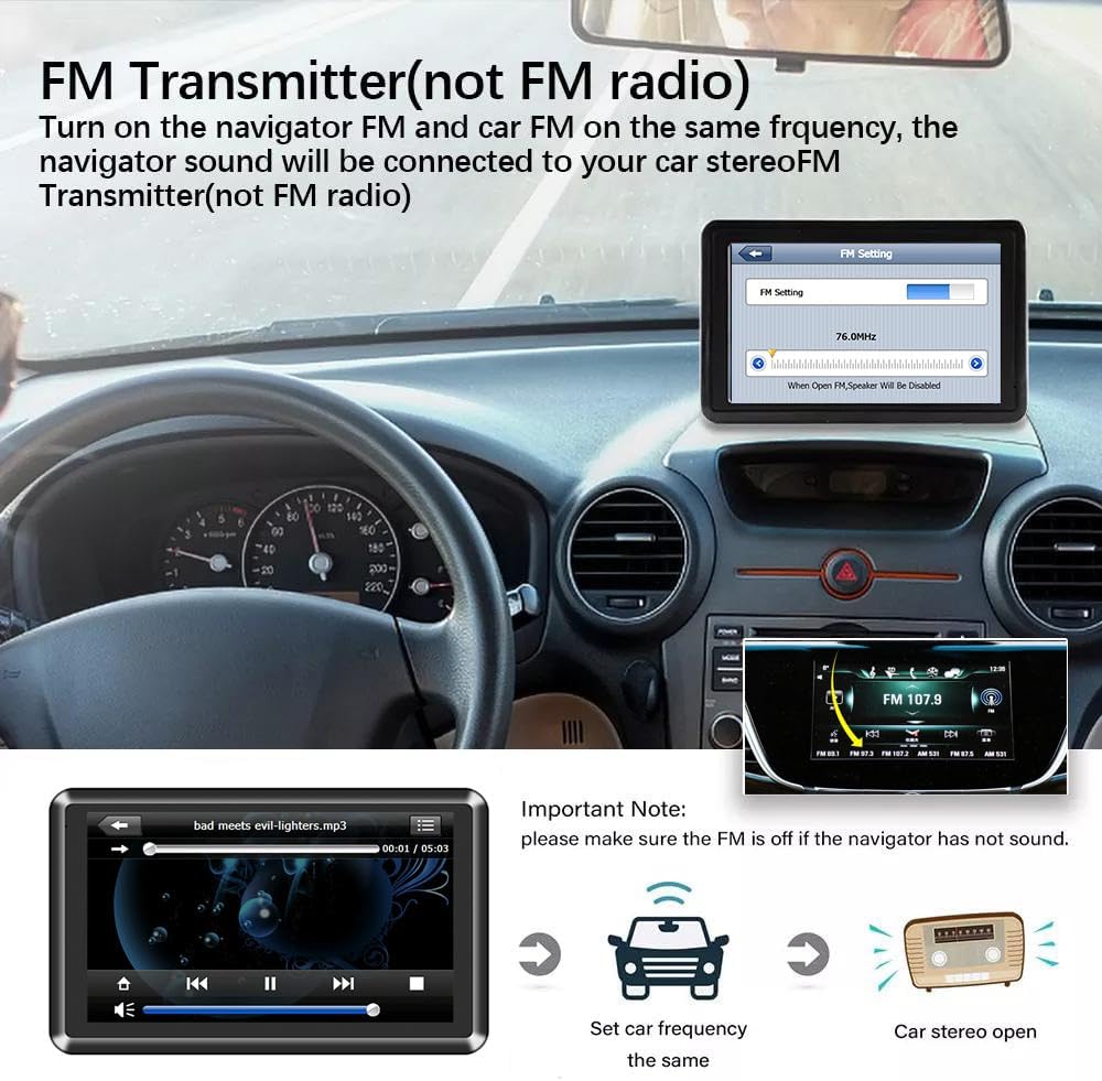 Newfun Navigatore Camion e Auto 5 Pollici GPS - immagine 4