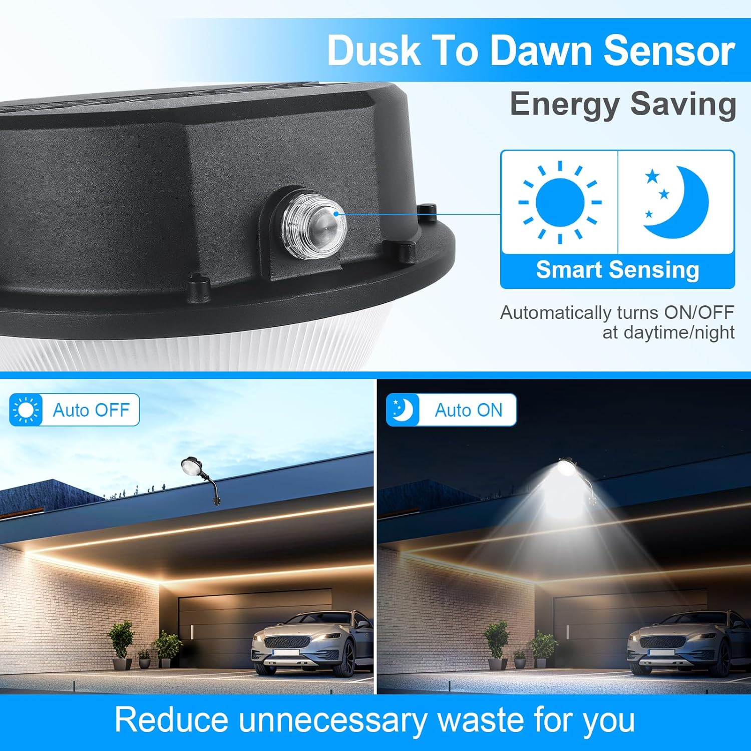 Rigidon Lampione LED 100W 10000LM Impermeabile - immagine 4