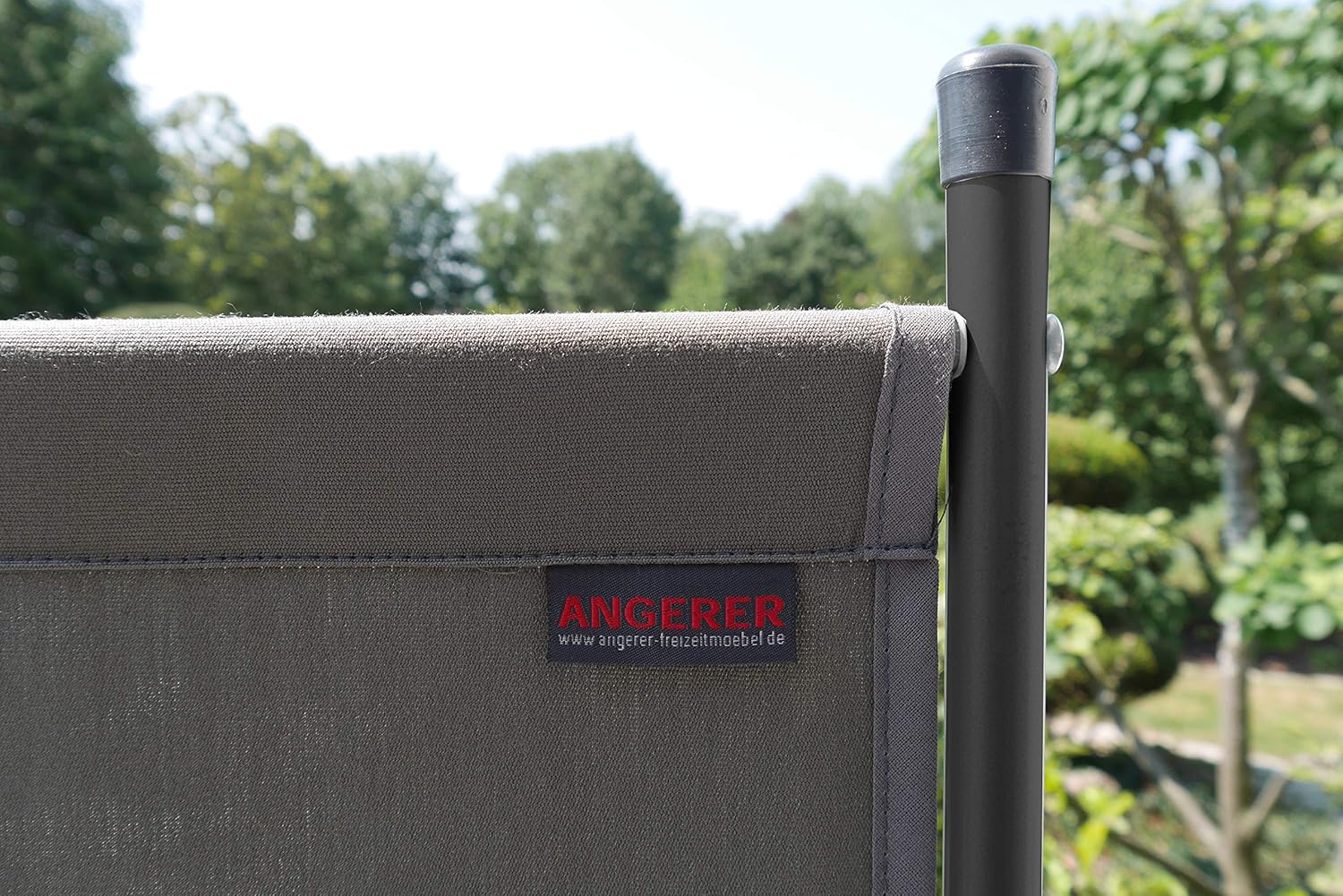 Angerer 4-TLG. Swingtex Paravent, Grigio Scuro - immagine 3