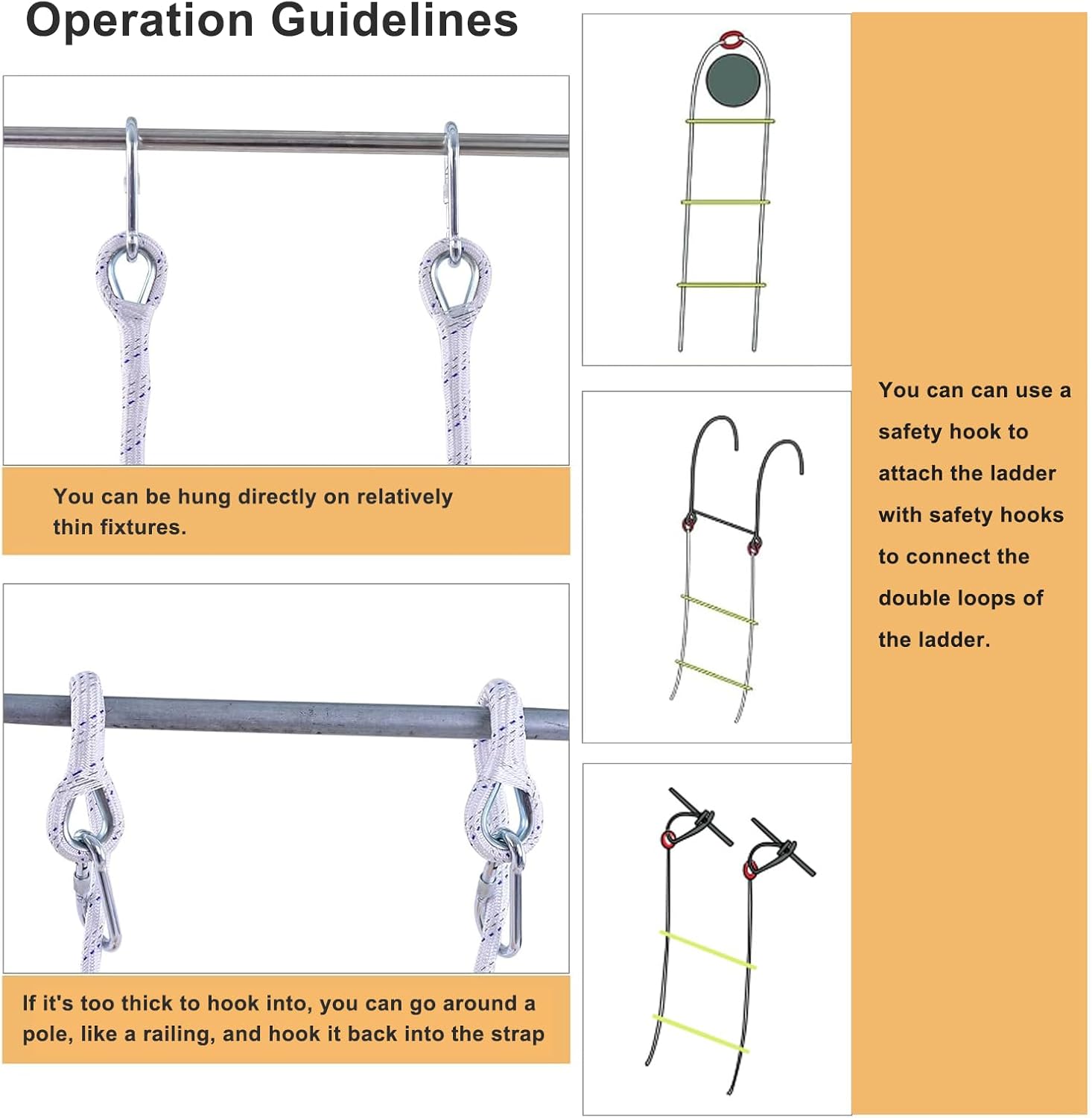 Lz.mzxu Scala di Corda di Emergenza 8M - immagine 4