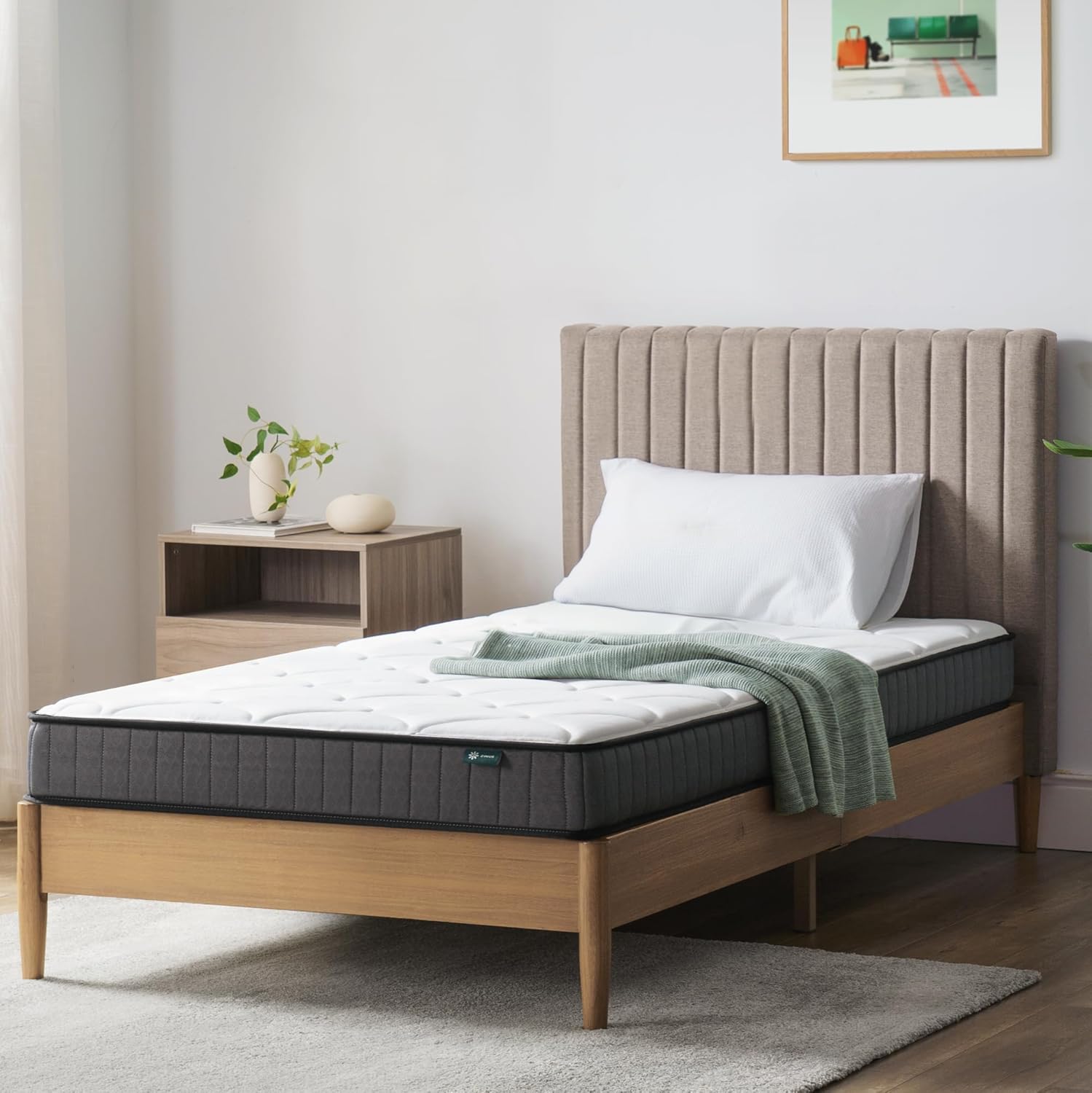 Zinus Materasso Ibrido 80x190cm Altezza 15cm - immagine 9