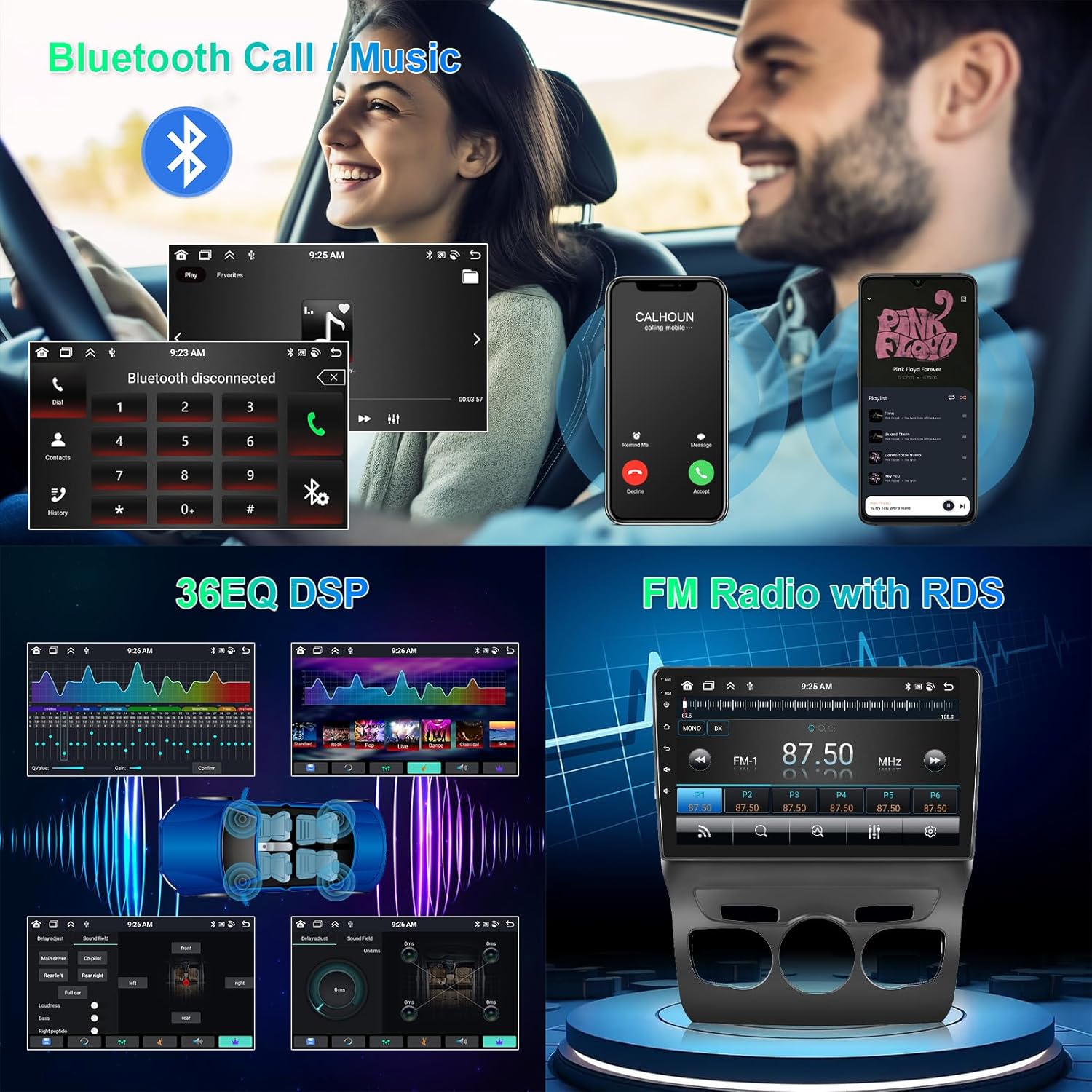 Hodozzy Autoradio Android 10 Pollici per Citroen C4 B7 C4L DS4 - immagine 4