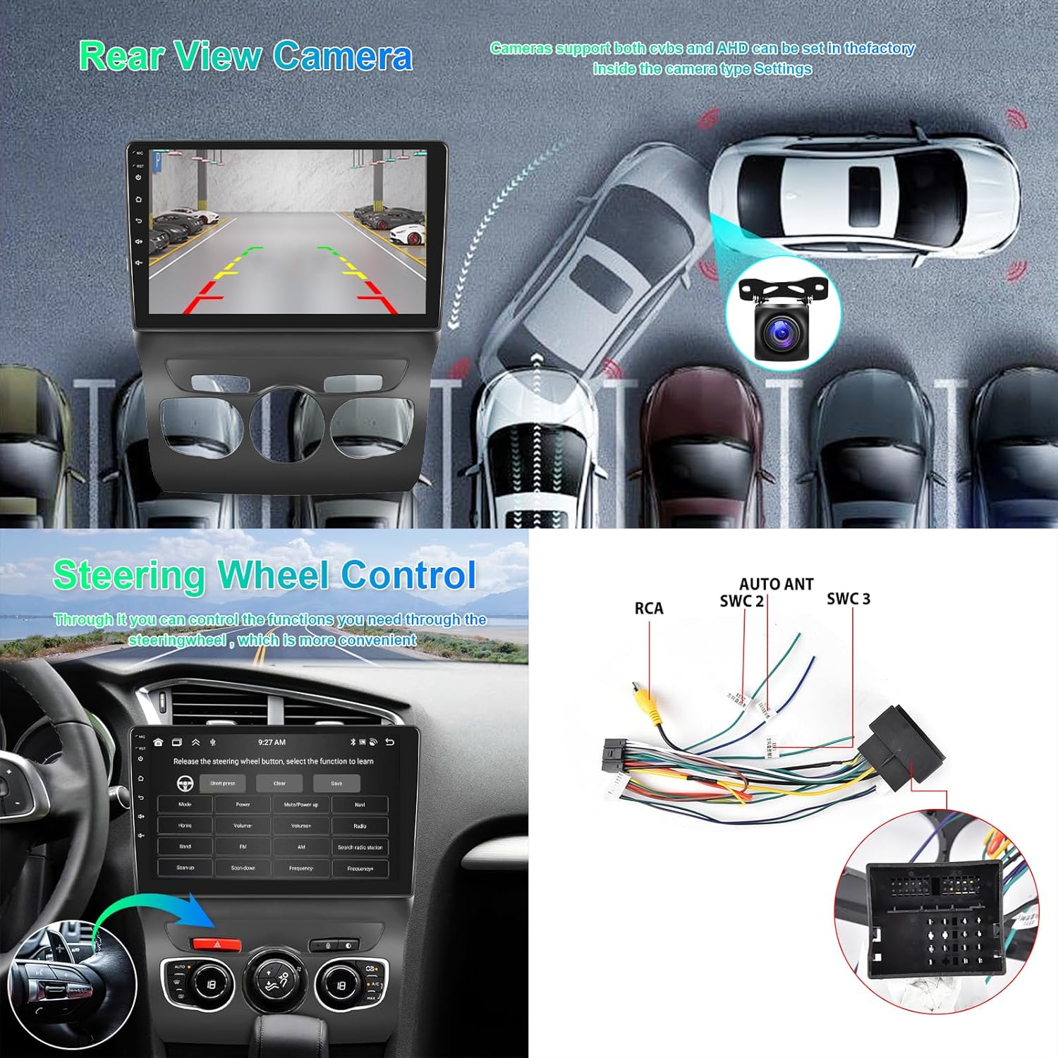 Hodozzy Autoradio Android 10 Pollici per Citroen C4 B7 C4L DS4 - immagine 6