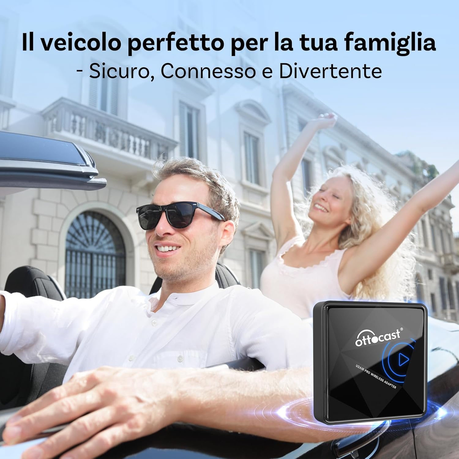 Ottocast U2Air Pro - Adattatore CarPlay Wireless - immagine 6