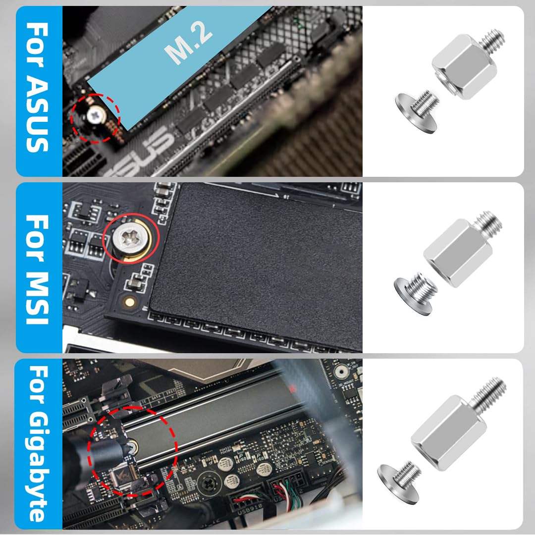 Set Viti SSD M.2 - 19 Pezzi con Cacciavite - immagine 6