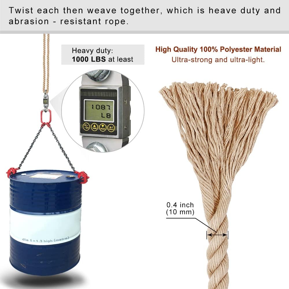 Benelabel Cordini per Altalena Regolabili, 2 Pezzi - immagine 4