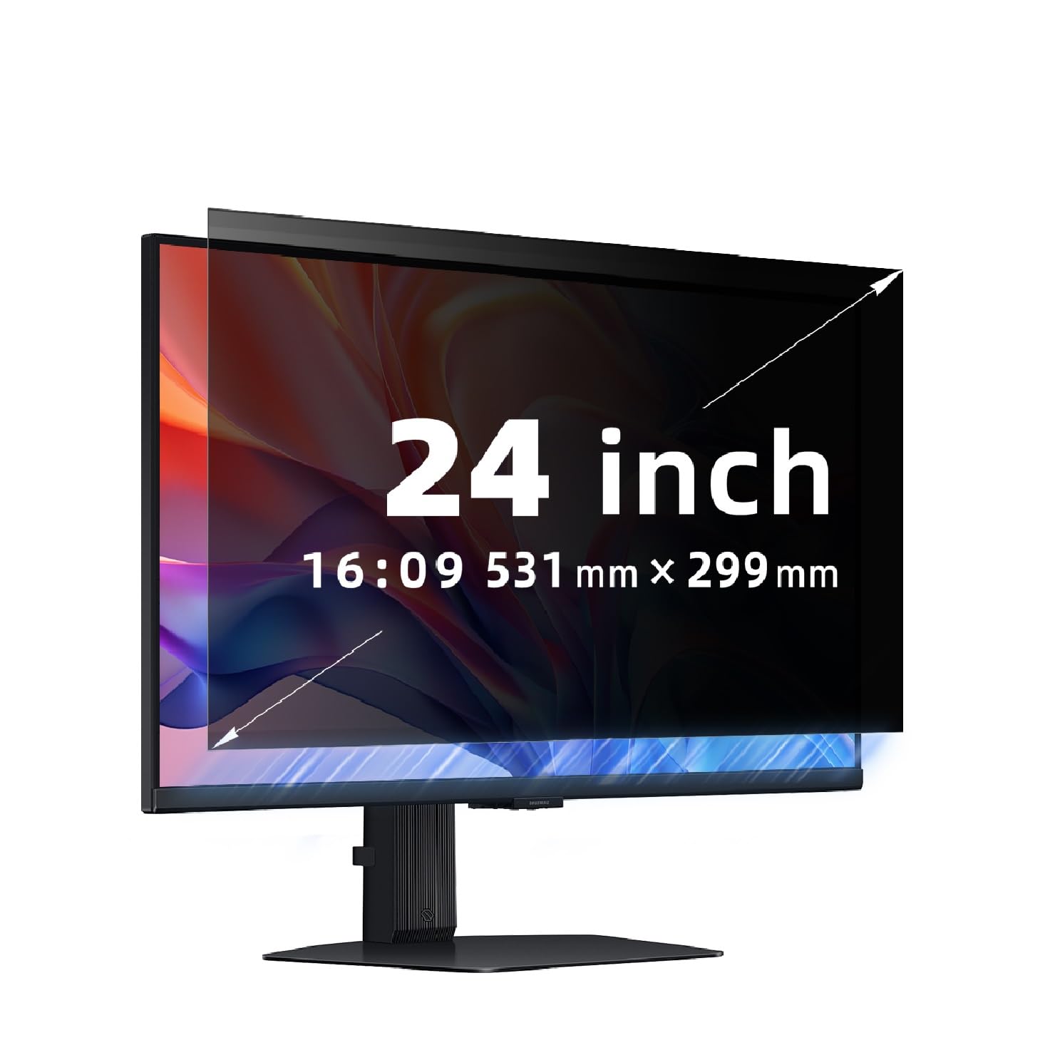 Filtro Privacy Premium 24 Pollici 16:9 Nanoadsorbimento