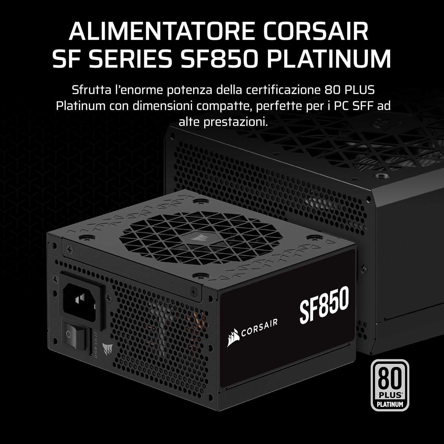 Corsair SF850 (2024) Alimentatore ATX 80 PLUS Platinum - immagine 2