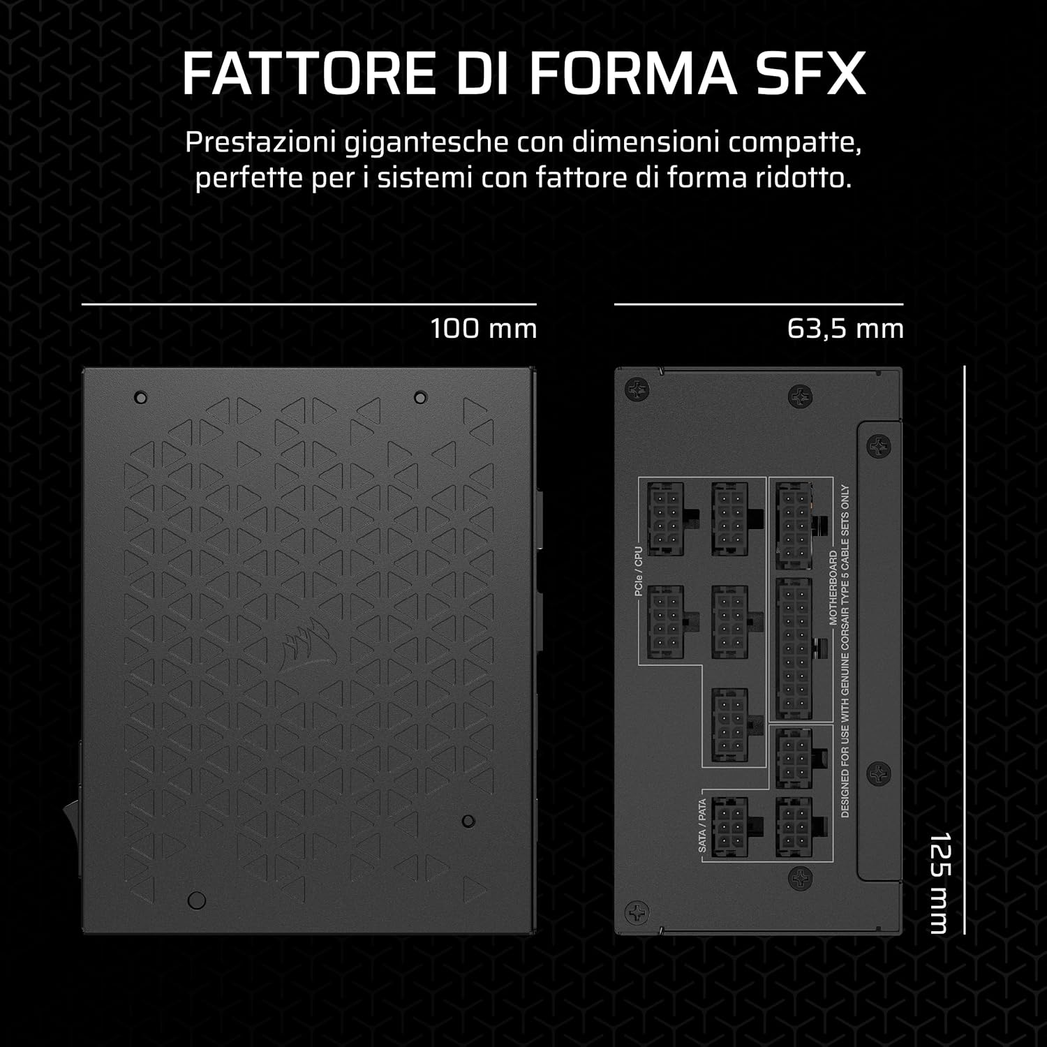 Corsair SF850 (2024) Alimentatore ATX 80 PLUS Platinum - immagine 4