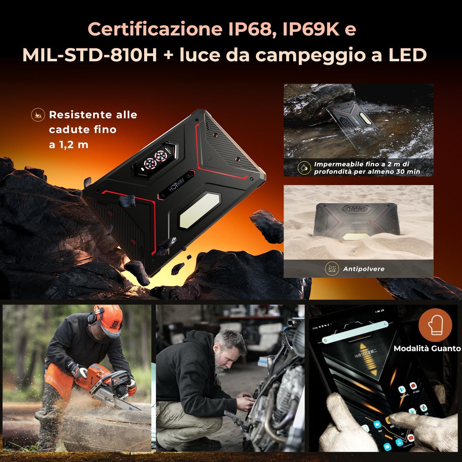 Hotwav R9 Pro 2025 Tablet Rugged 11 pollici Android 14 | Velz