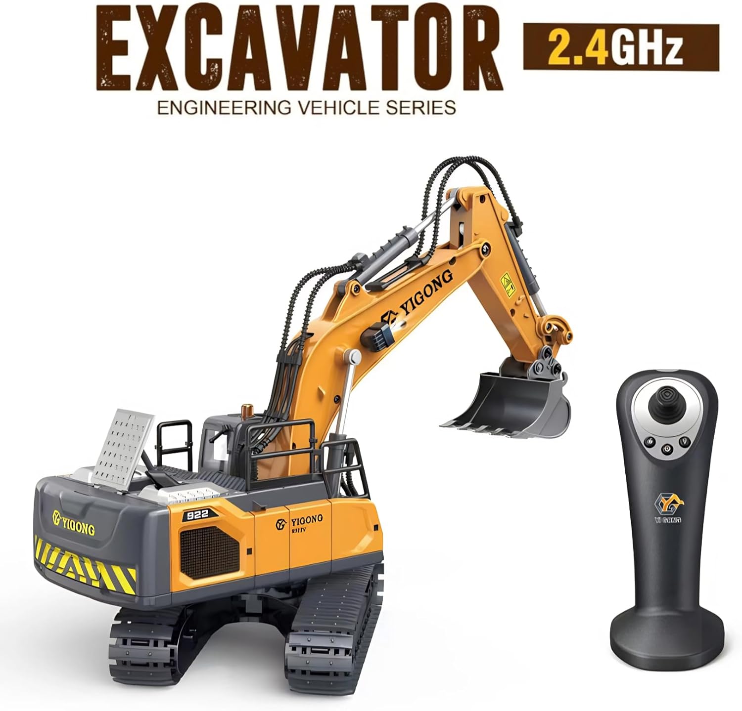 Ezweiji Escavatore Telecomandato 11 Canali 1:20 - immagine 3