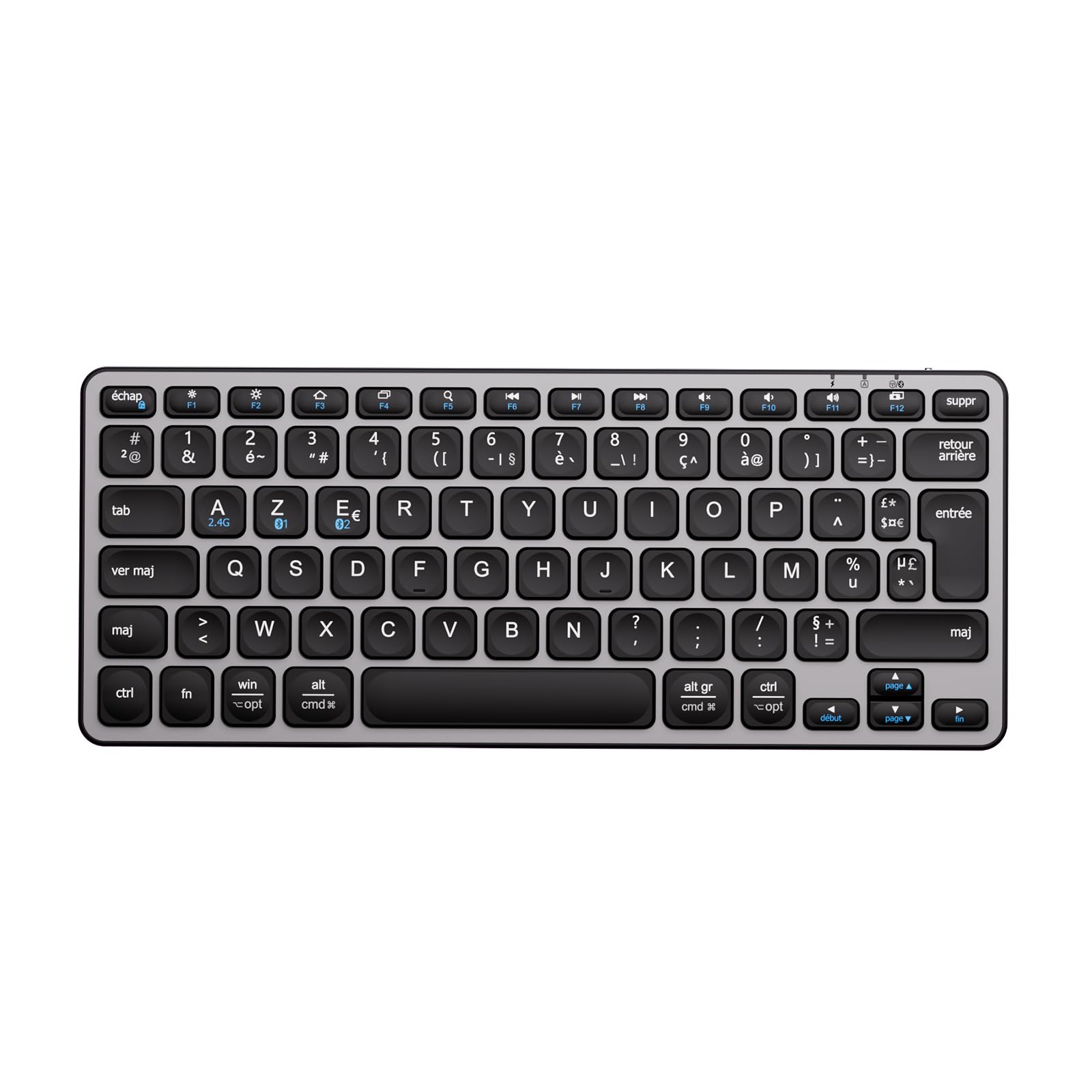 Iclever Clavier Sans Fil - Tastiera Bluetooth Compatta