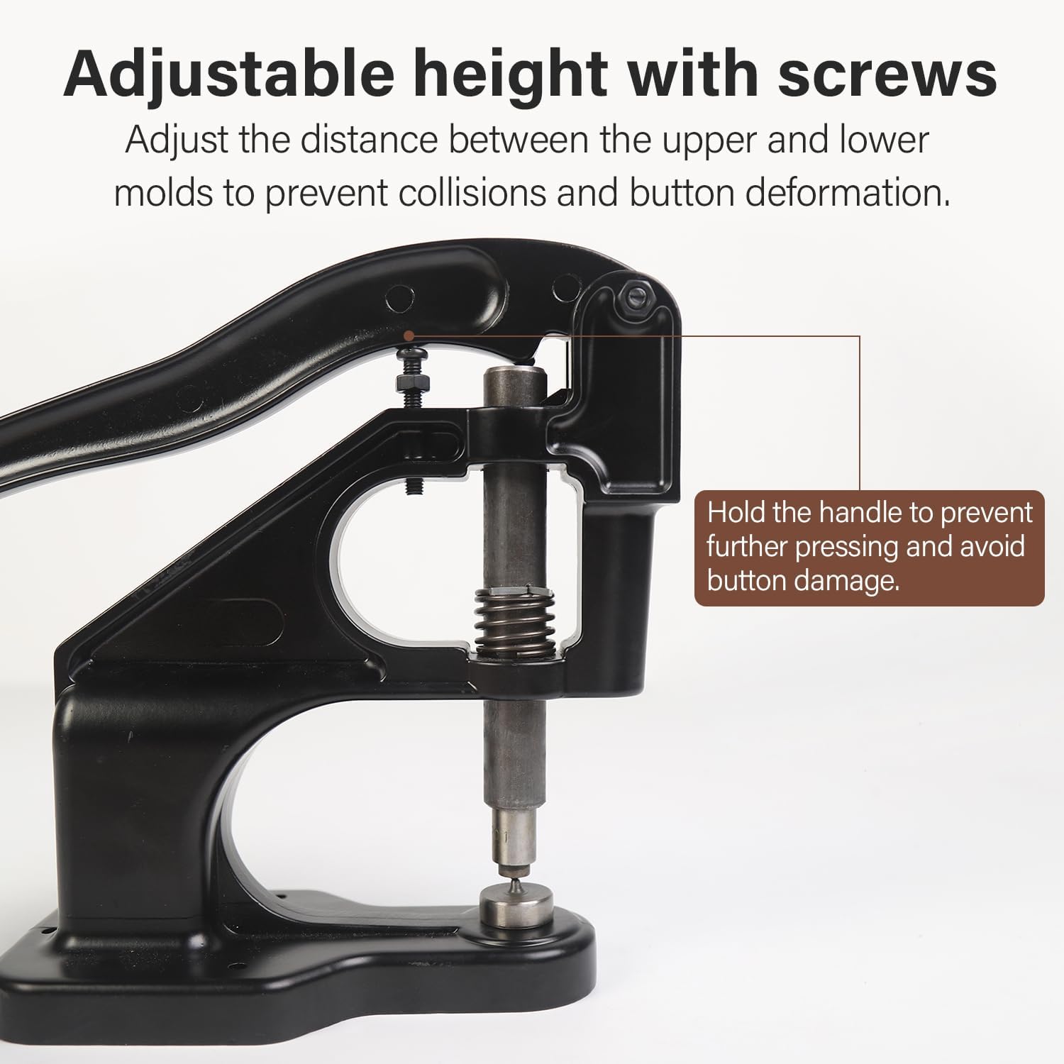 WUTA Macchina per Occhielli con Set di matrici - immagine 3