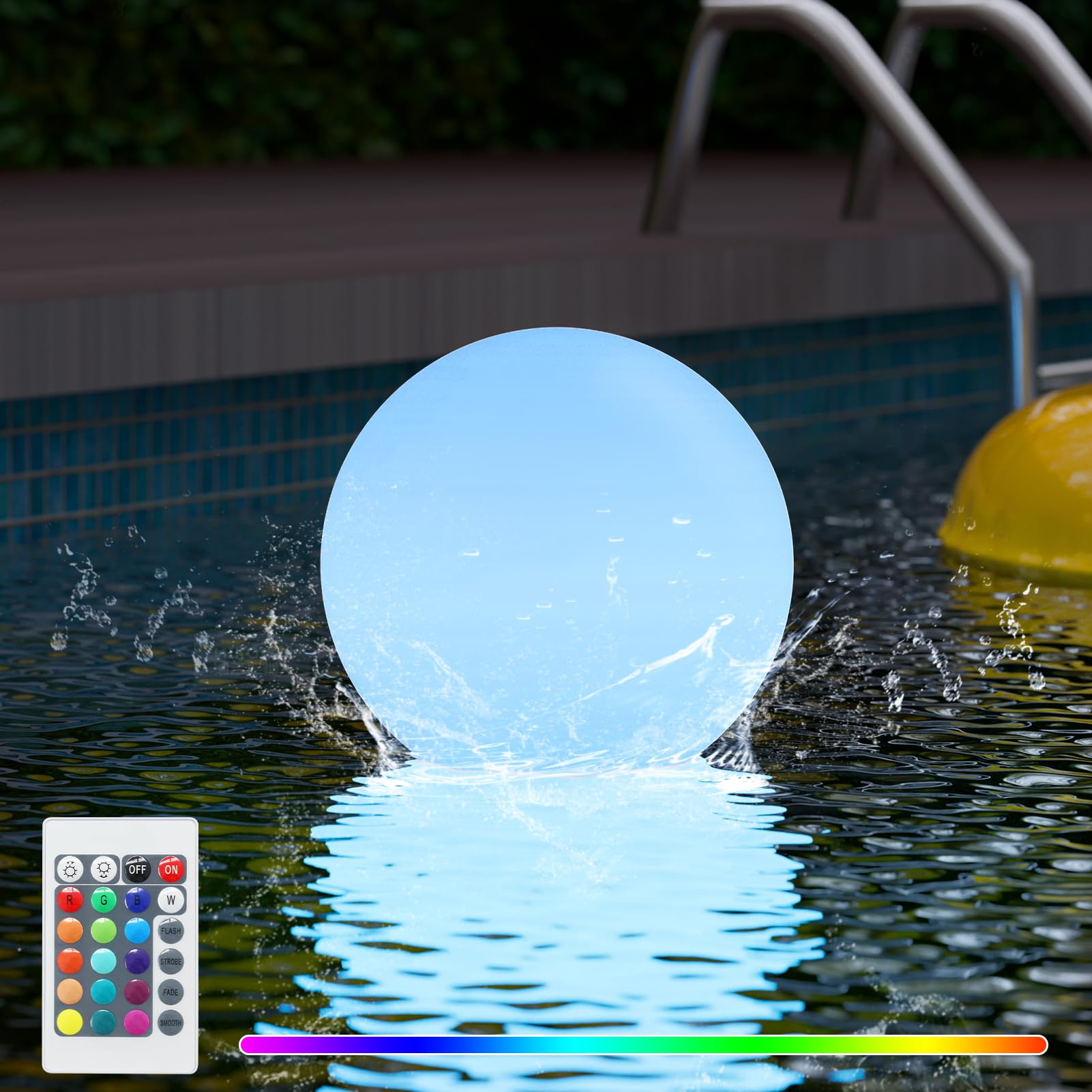 Fuyo Sfera Luminosa a LED Solare per Esterni 25cm