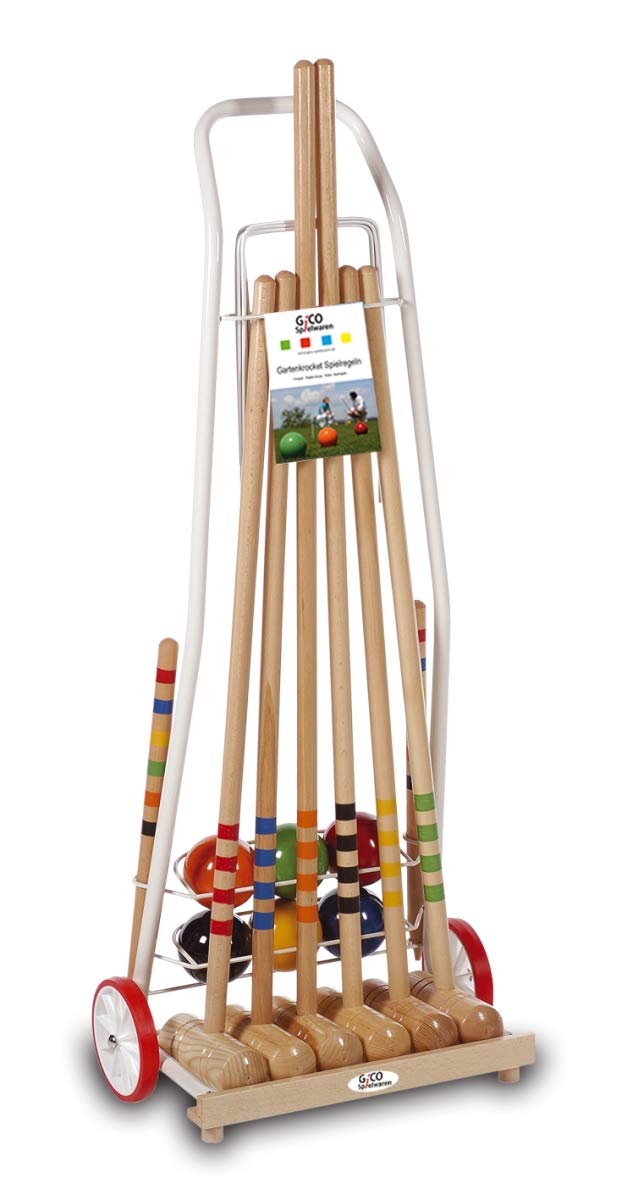 Croquet GICO - Gioco in Legno di Faggio per 6 Giocatori