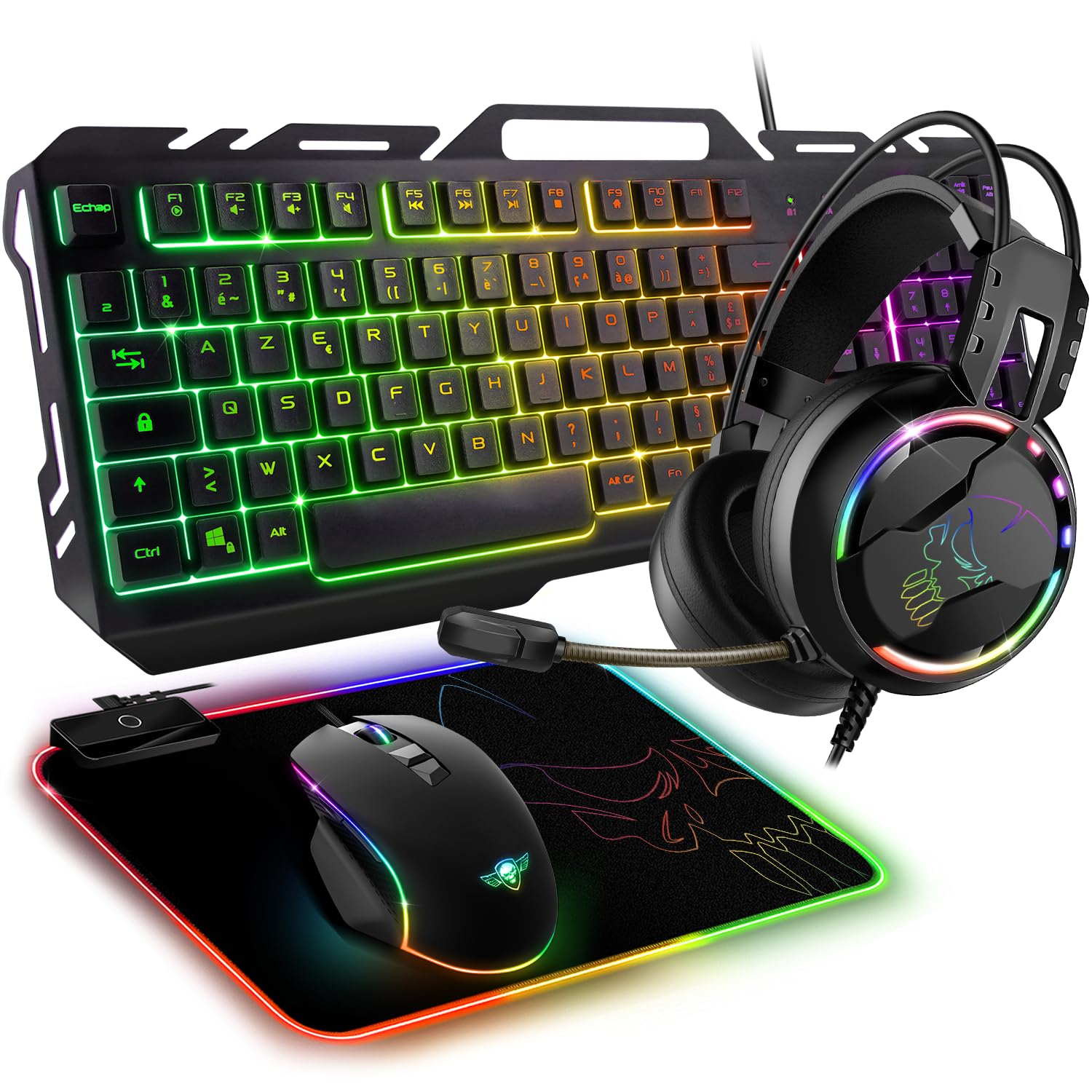 Spirit Of Gamer Ultimate 300 - Set Gaming 4 in 1