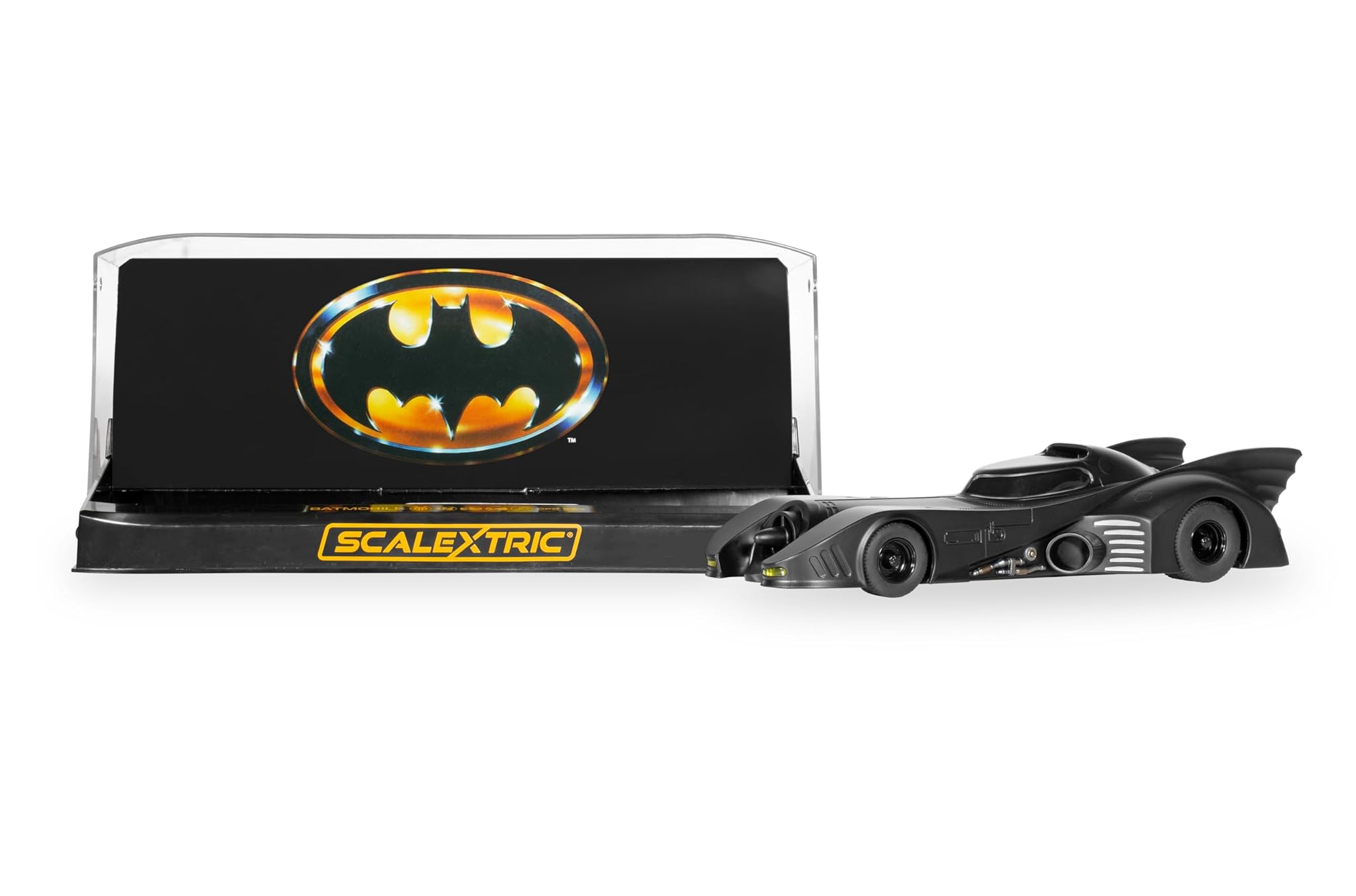 Scalextric C4492 - Batmobile del 1989 Slot Car, Nero