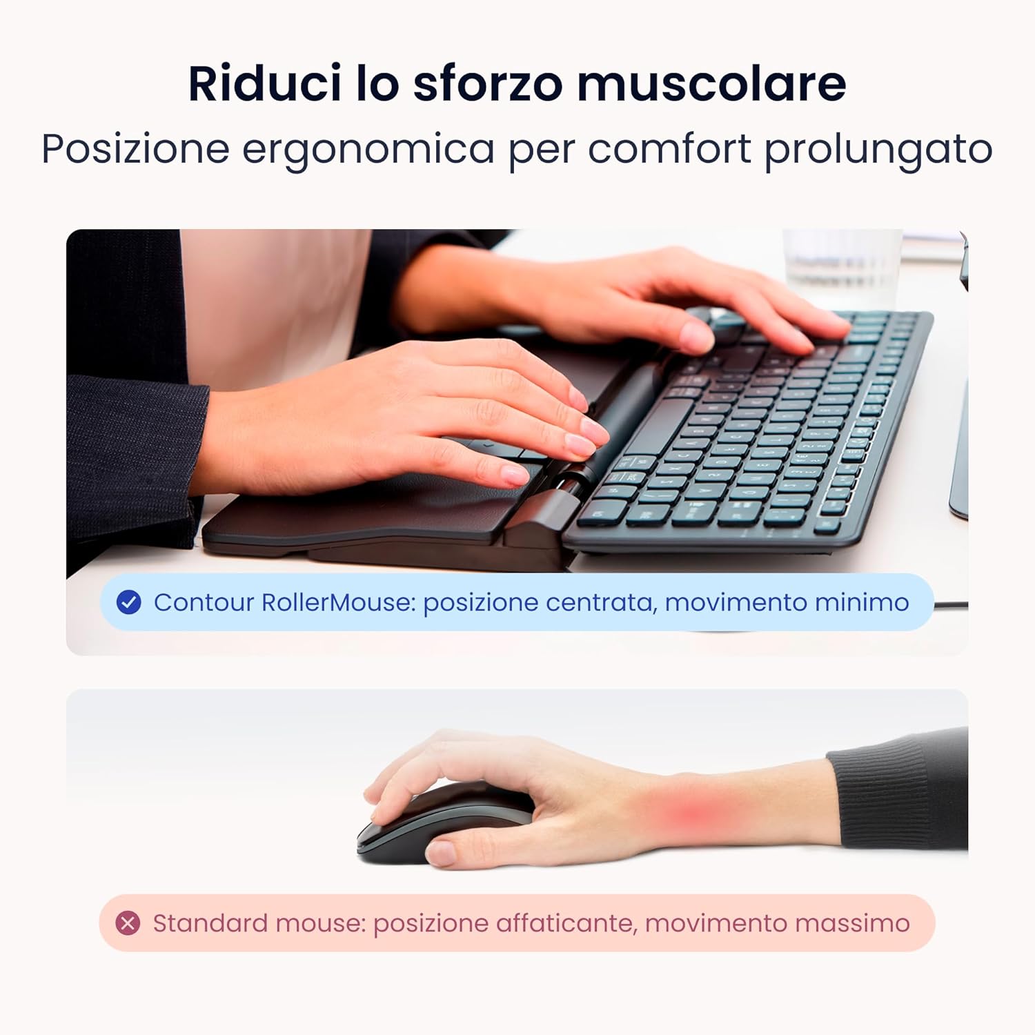 Contour RollerMouse Pro - Mouse Cablato Ergonomico - immagine 5