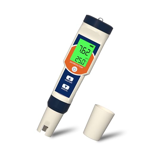 YIYEGO Misuratore di pH Acqua 4 in 1 IP67