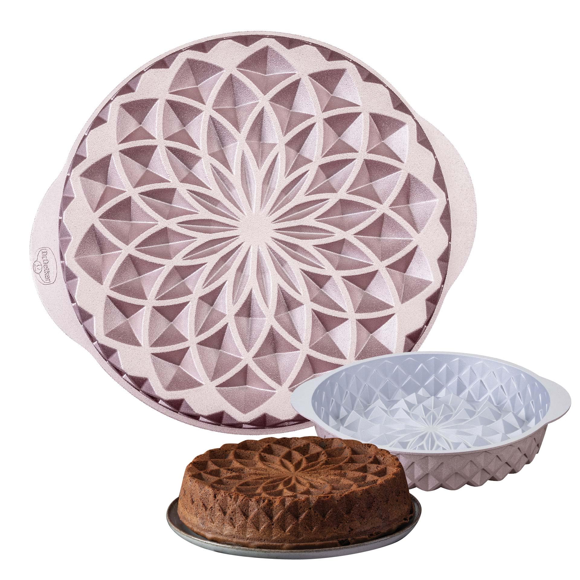 Dr. Oetker Creative - Stampo Mandala Ø26cm, Oro Rosa