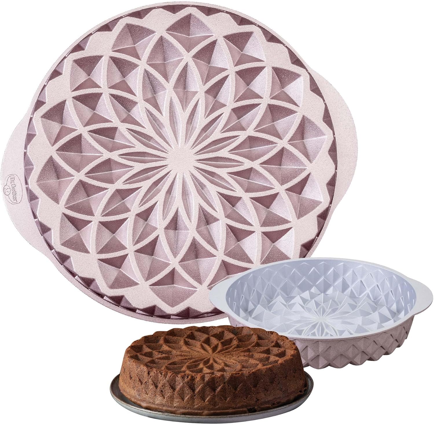 Dr. Oetker Creative - Stampo Mandala Ø26cm, Oro Rosa - immagine 1