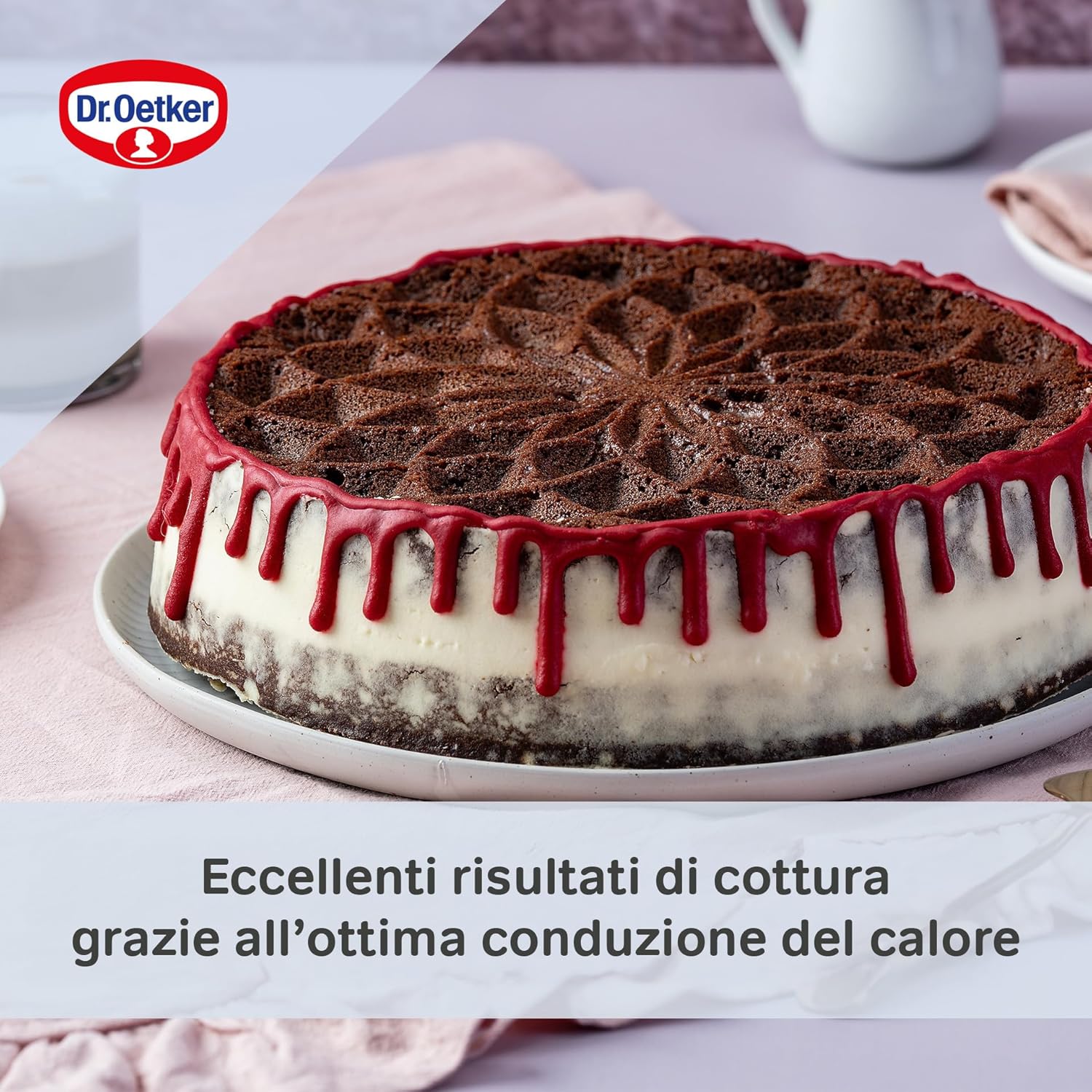 Dr. Oetker Creative - Stampo Mandala Ø26cm, Oro Rosa - immagine 3