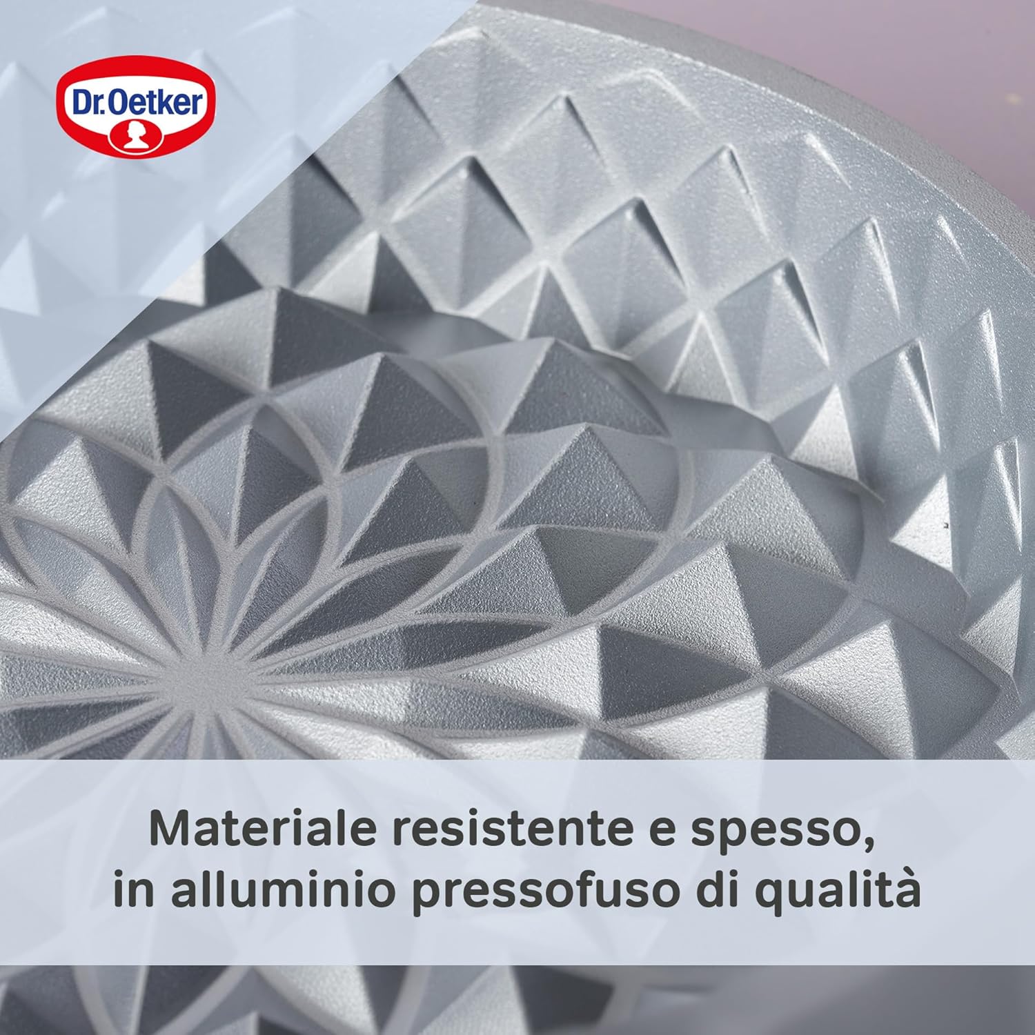 Dr. Oetker Creative - Stampo Mandala Ø26cm, Oro Rosa - immagine 5