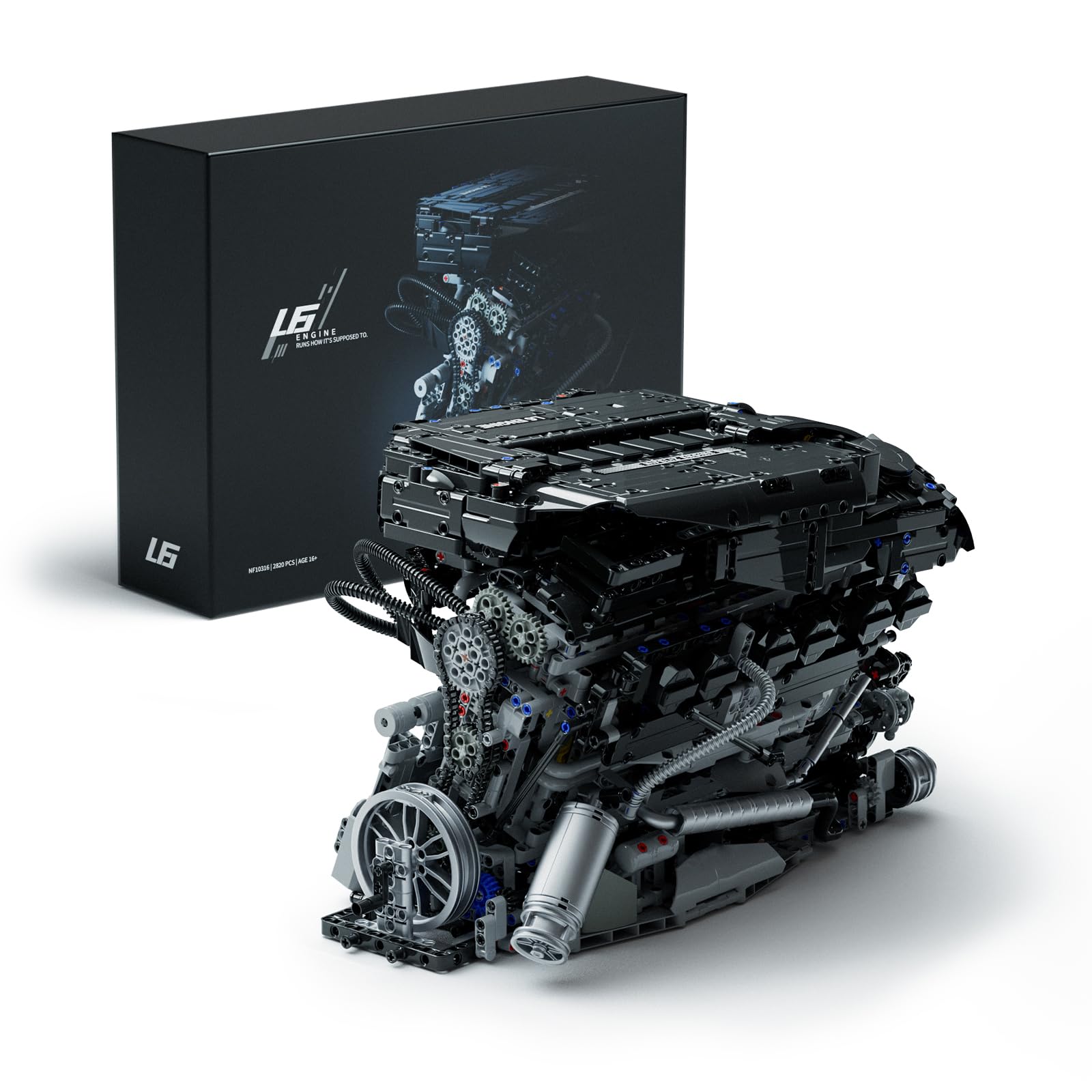 Nifeliz L6 Set di Costruzione Motore (2.820 pezzi)