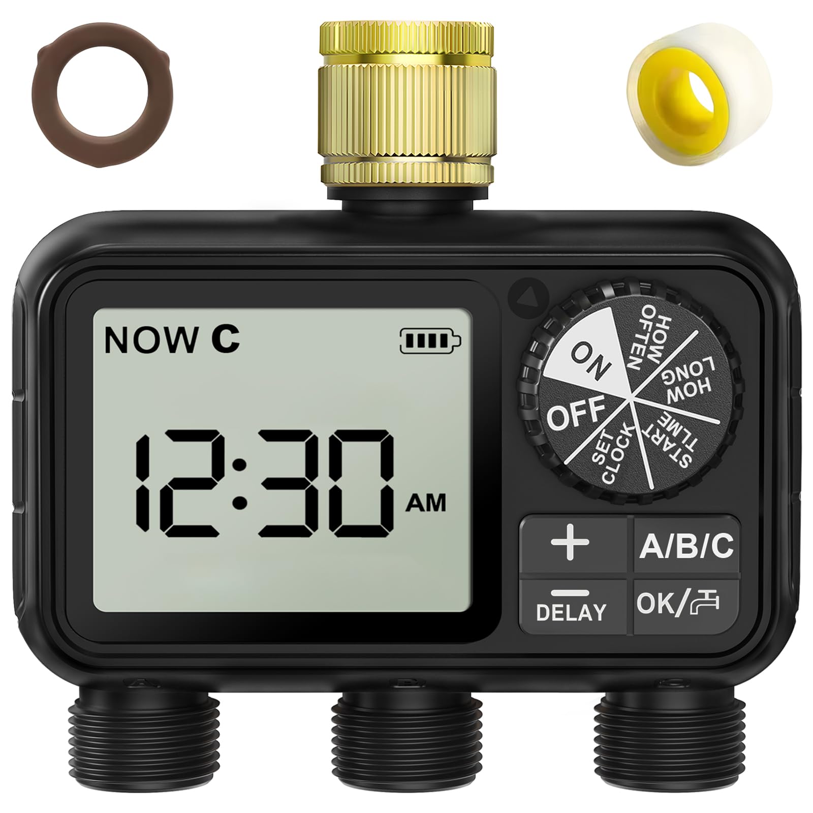 Xtsuen Computer di Irrigazione 3 Uscite Indipendenti