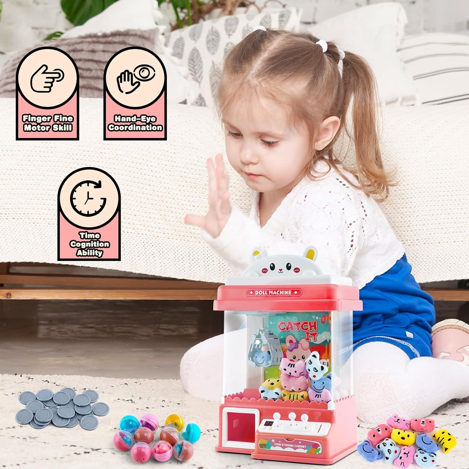 Mini Macchina per Afferrare Bambole e Caramelle - immagine 7