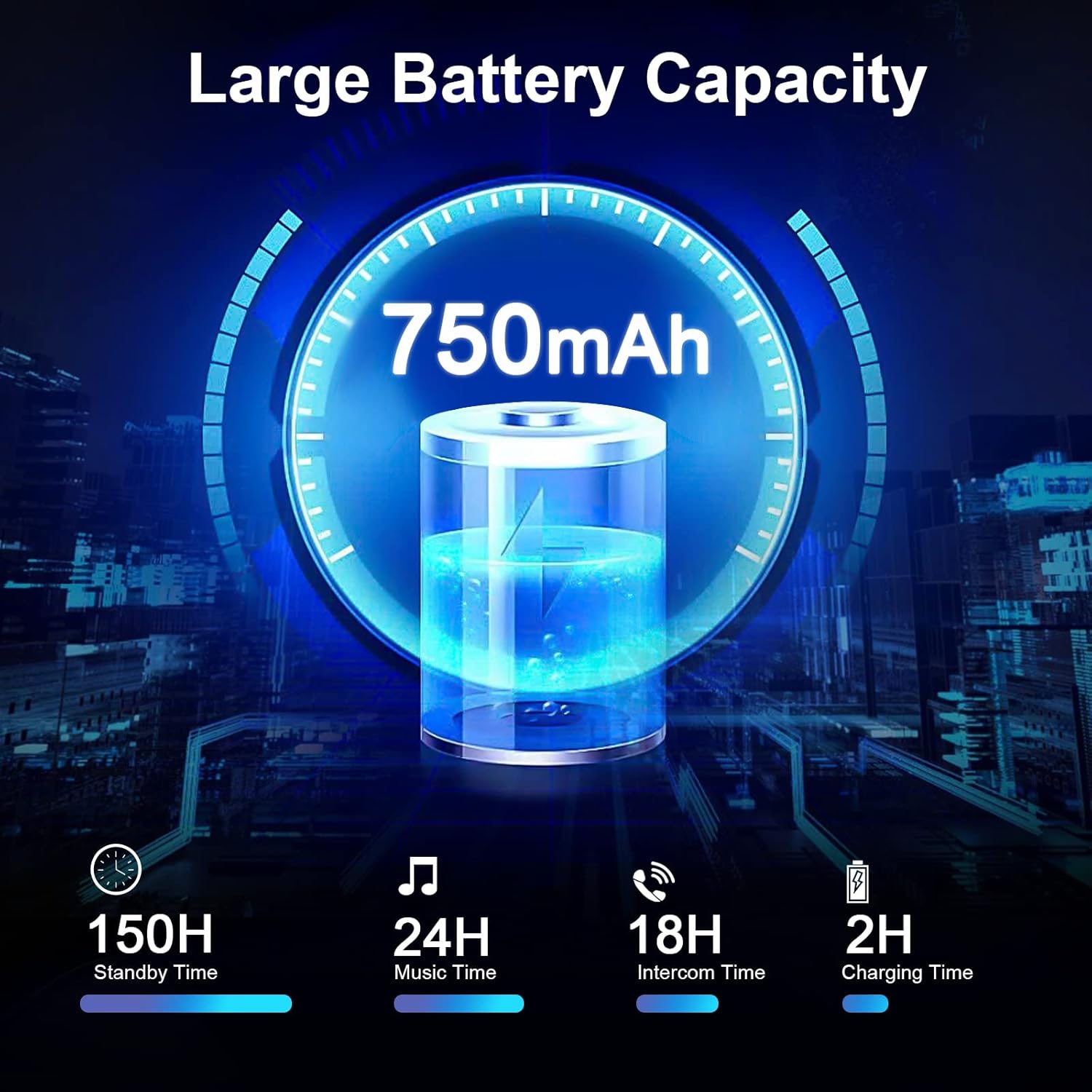 Ejeas V4C Plus - Interfono Bluetooth Arbitro 1500m (1 pz) - immagine 2