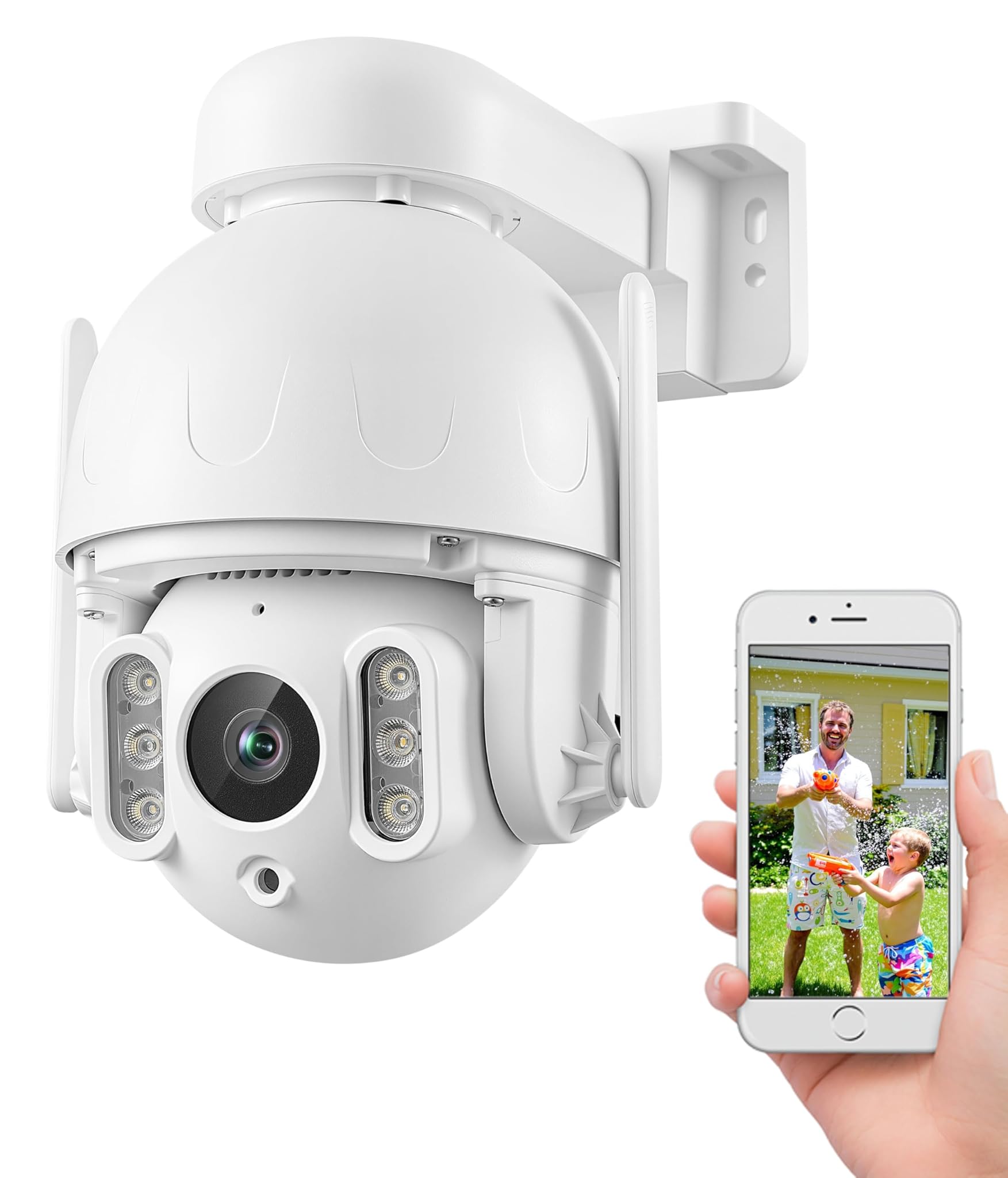 Topodome 2K PTZ - Telecamera Sorveglianza WiFi Esterna