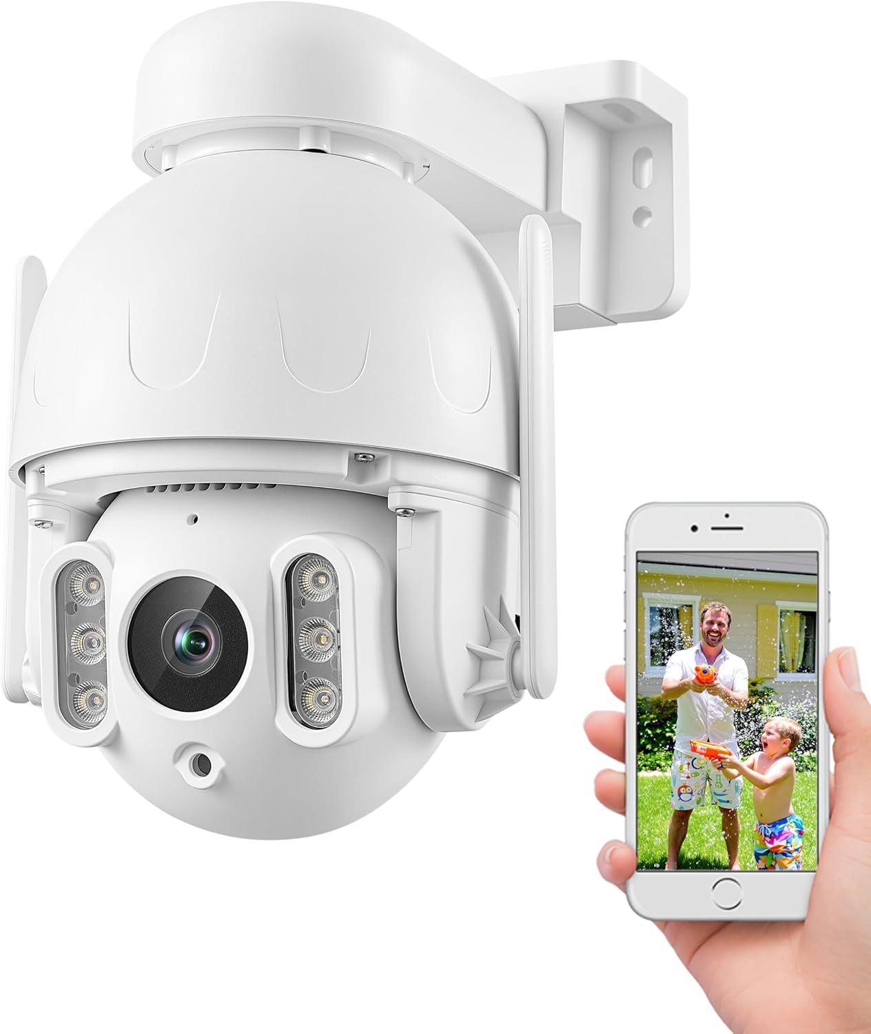 Topodome 2K PTZ - Telecamera Sorveglianza WiFi Esterna - immagine 1