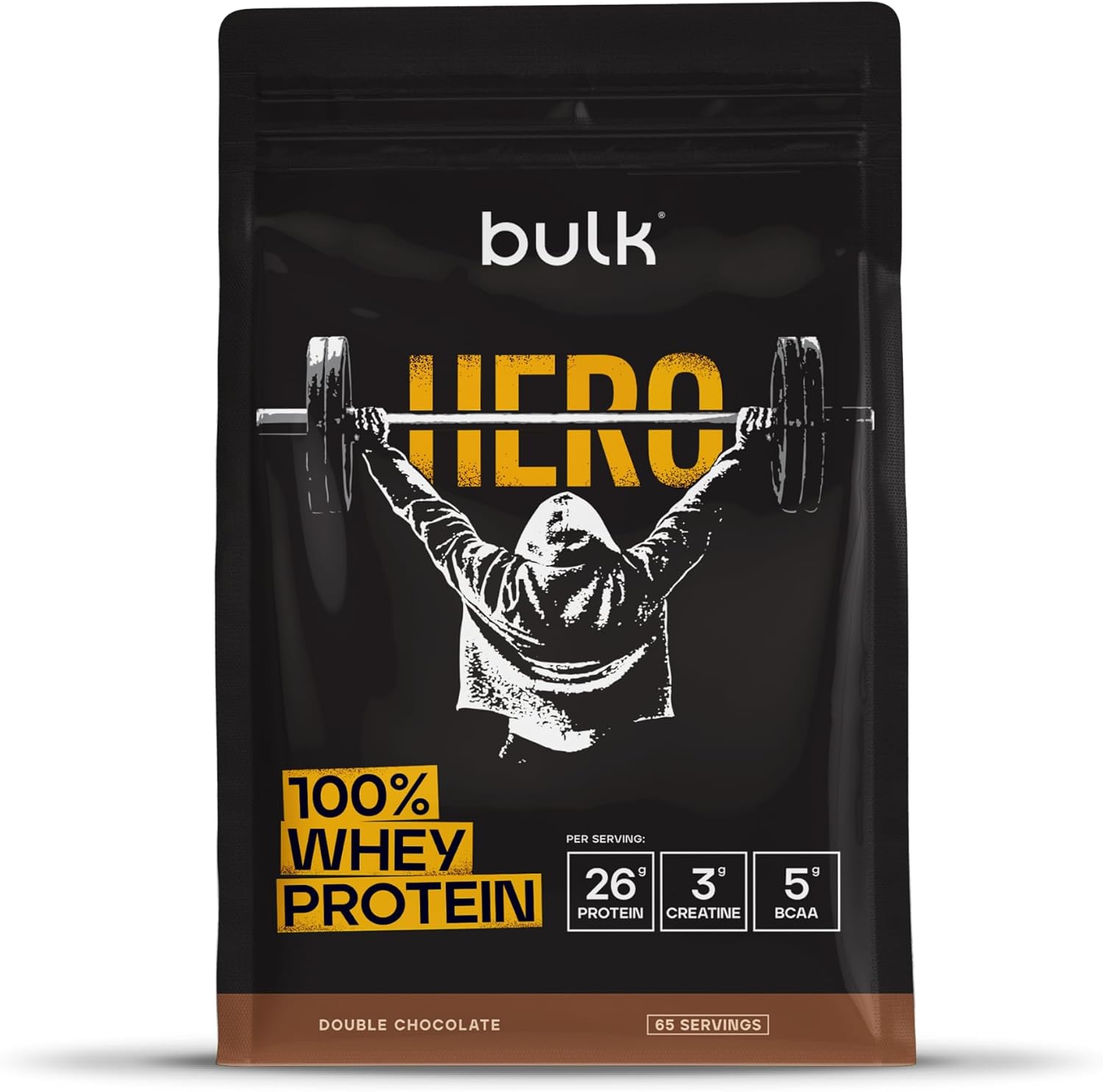 Bulk Hero Whey Proteine in Polvere Doppio Cioccolato 65 Porzioni - immagine 1