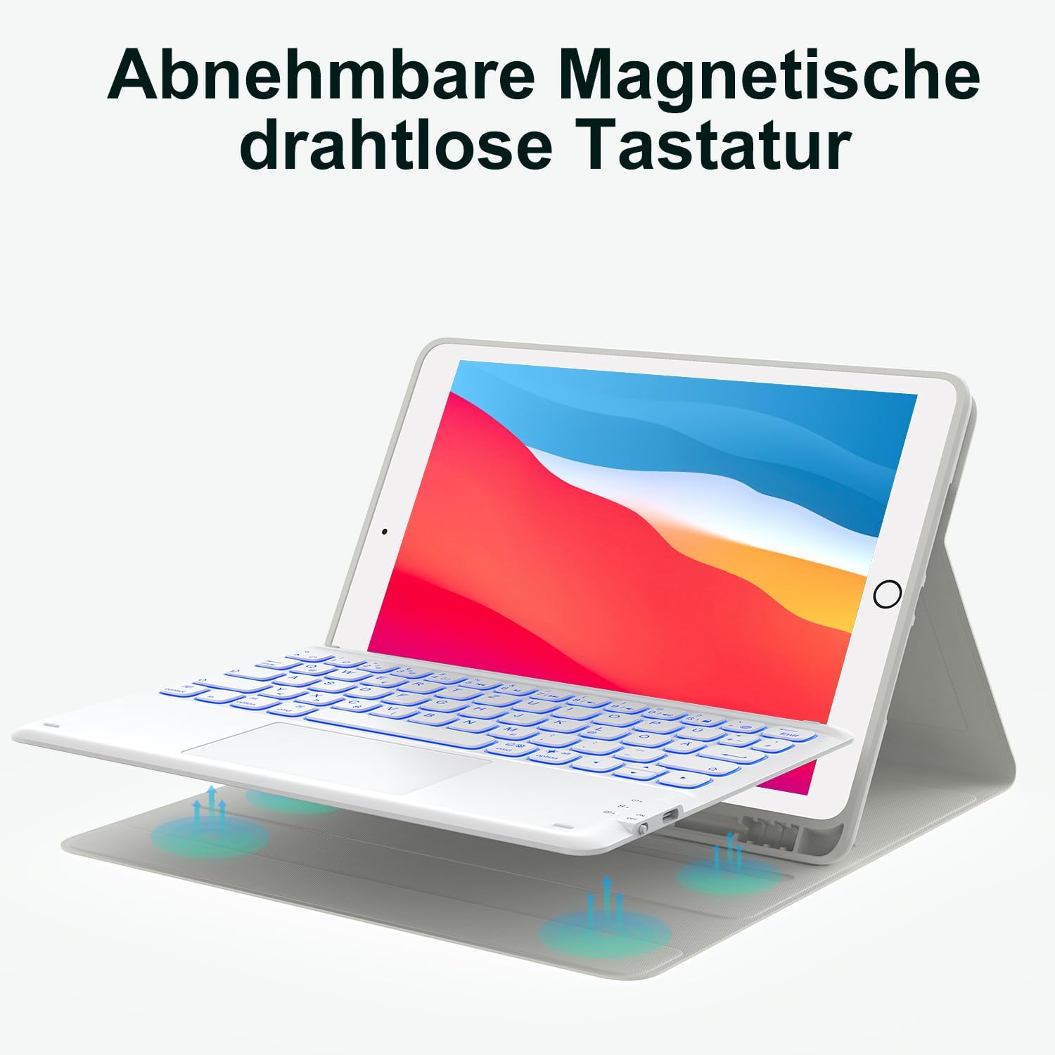 Earto Tastiera iPad 9ª Gen 10.2" con Smart Touchpad - immagine 6