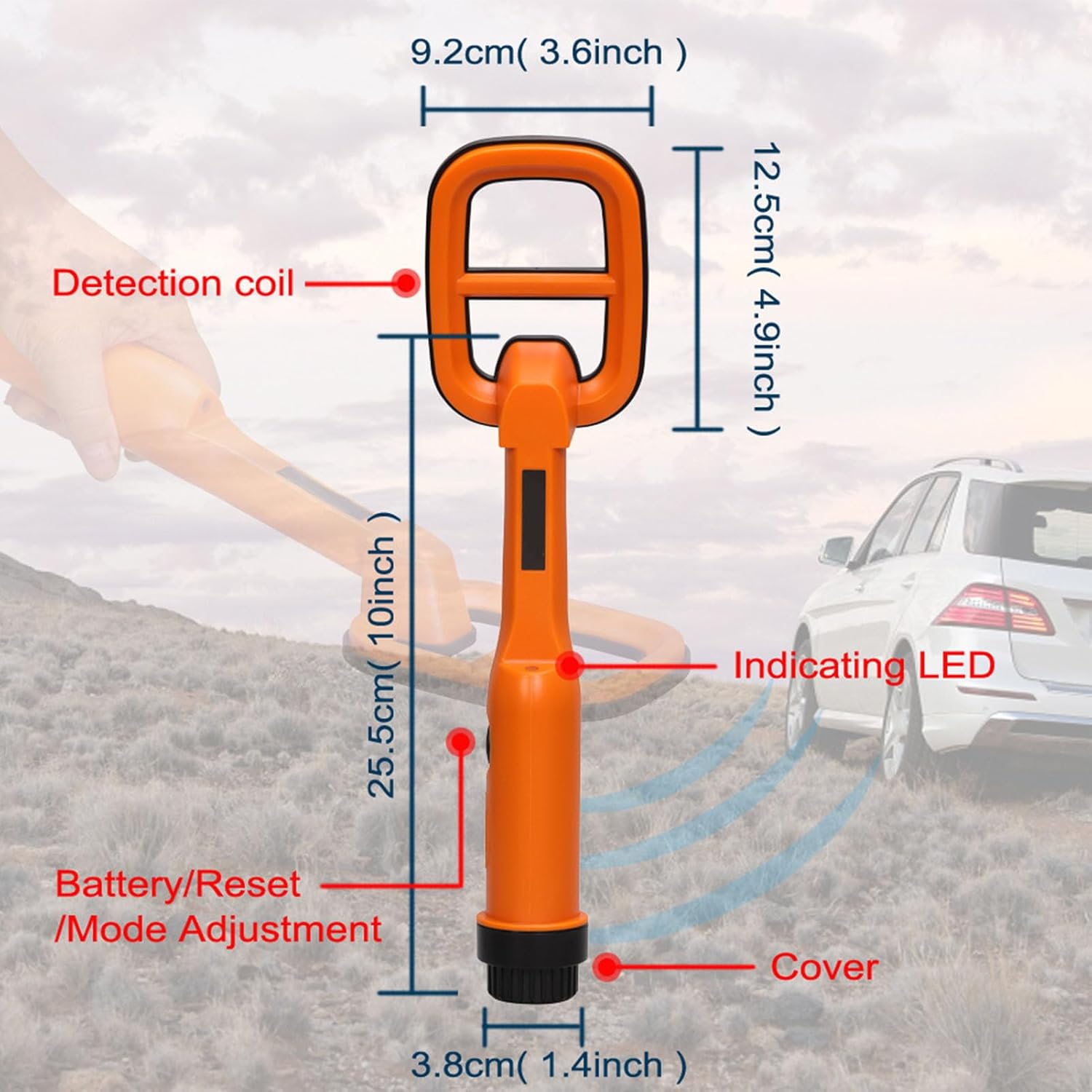 Metal Detector Subacqueo Palmare 9,84m - immagine 8