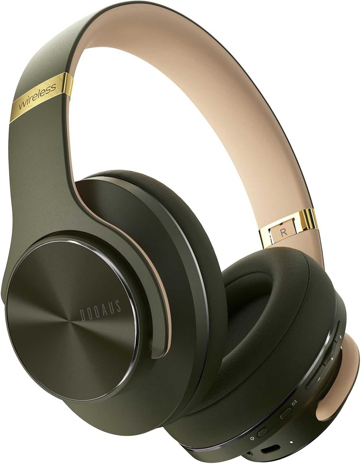 Doqaus Cuffie Bluetooth Over Ear 90h, Verde - immagine 1