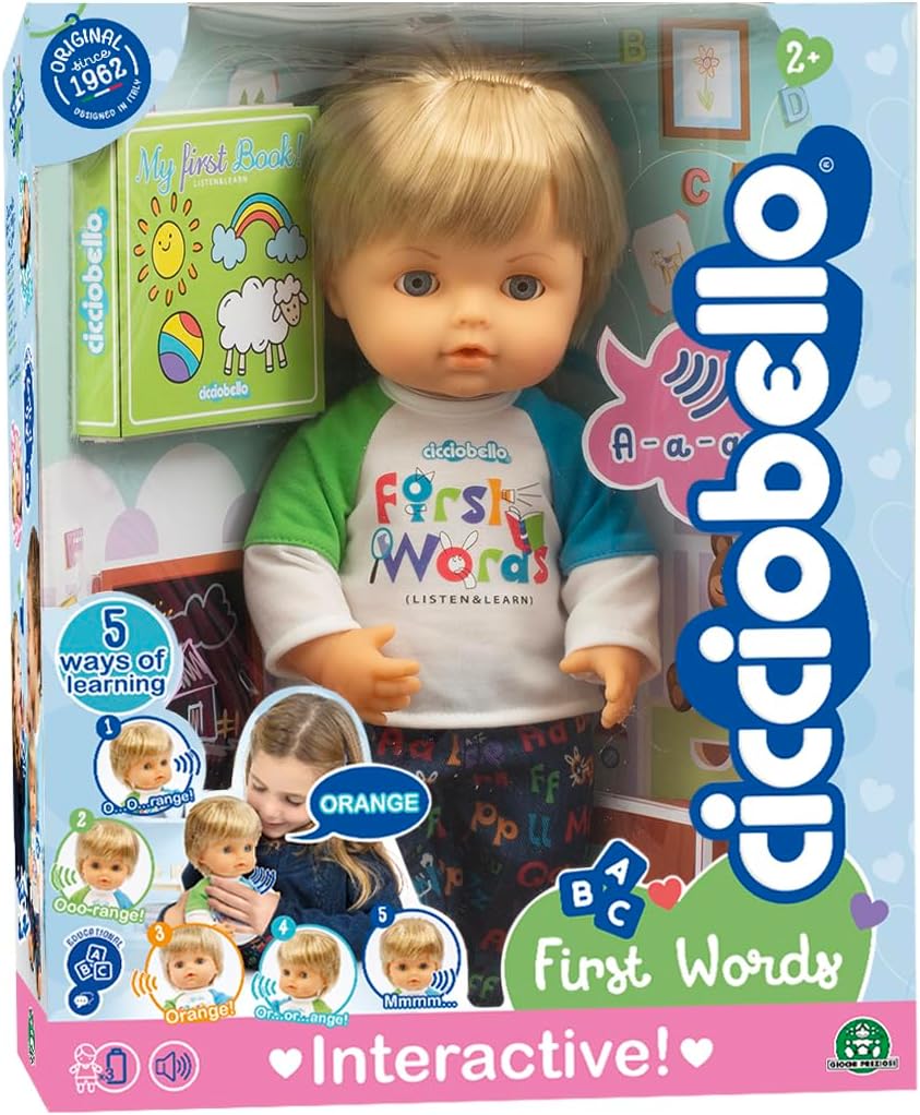 Cicciobello First Word - Bambola Interattiva 30 Cm - immagine 3