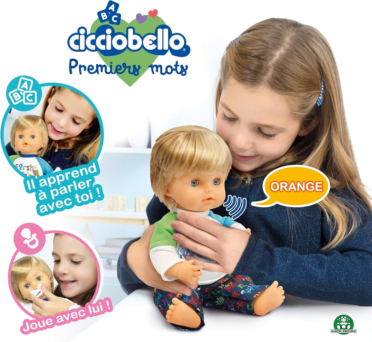 Cicciobello First Word - Bambola Interattiva 30 Cm - immagine 6