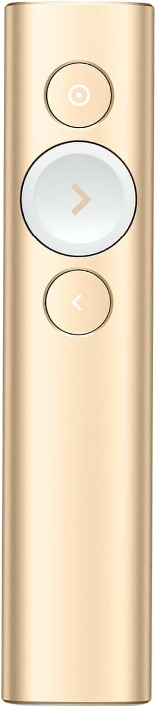 Logitech Spotlight Presenter Wireless, Oro/Bianco - immagine 1