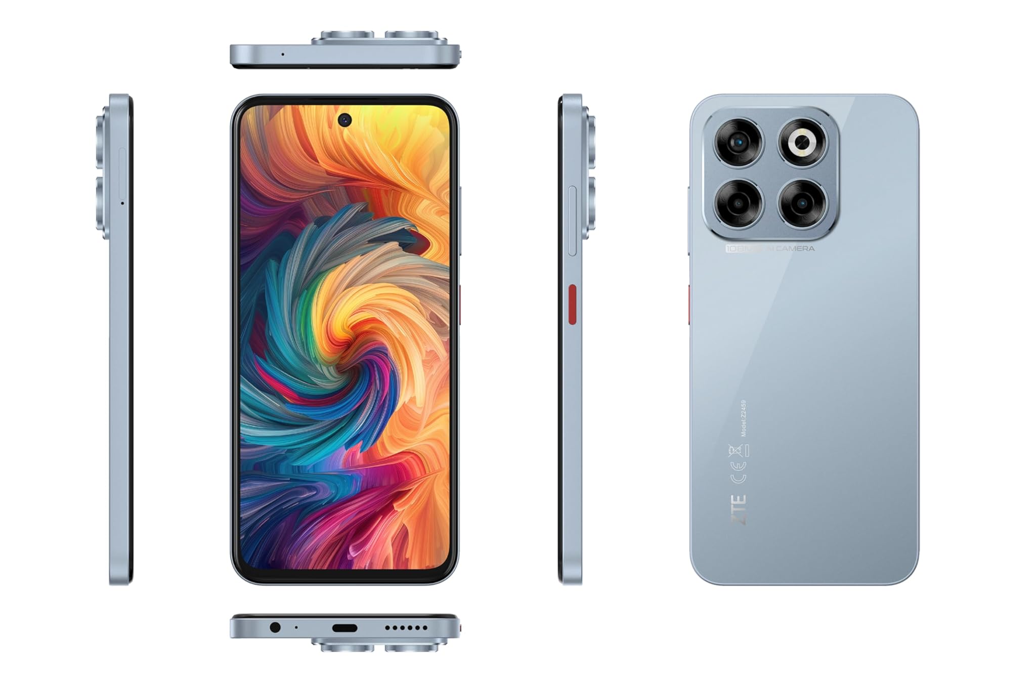 ZTE Smartphone Blade V70 8+256GoStardust Grigio